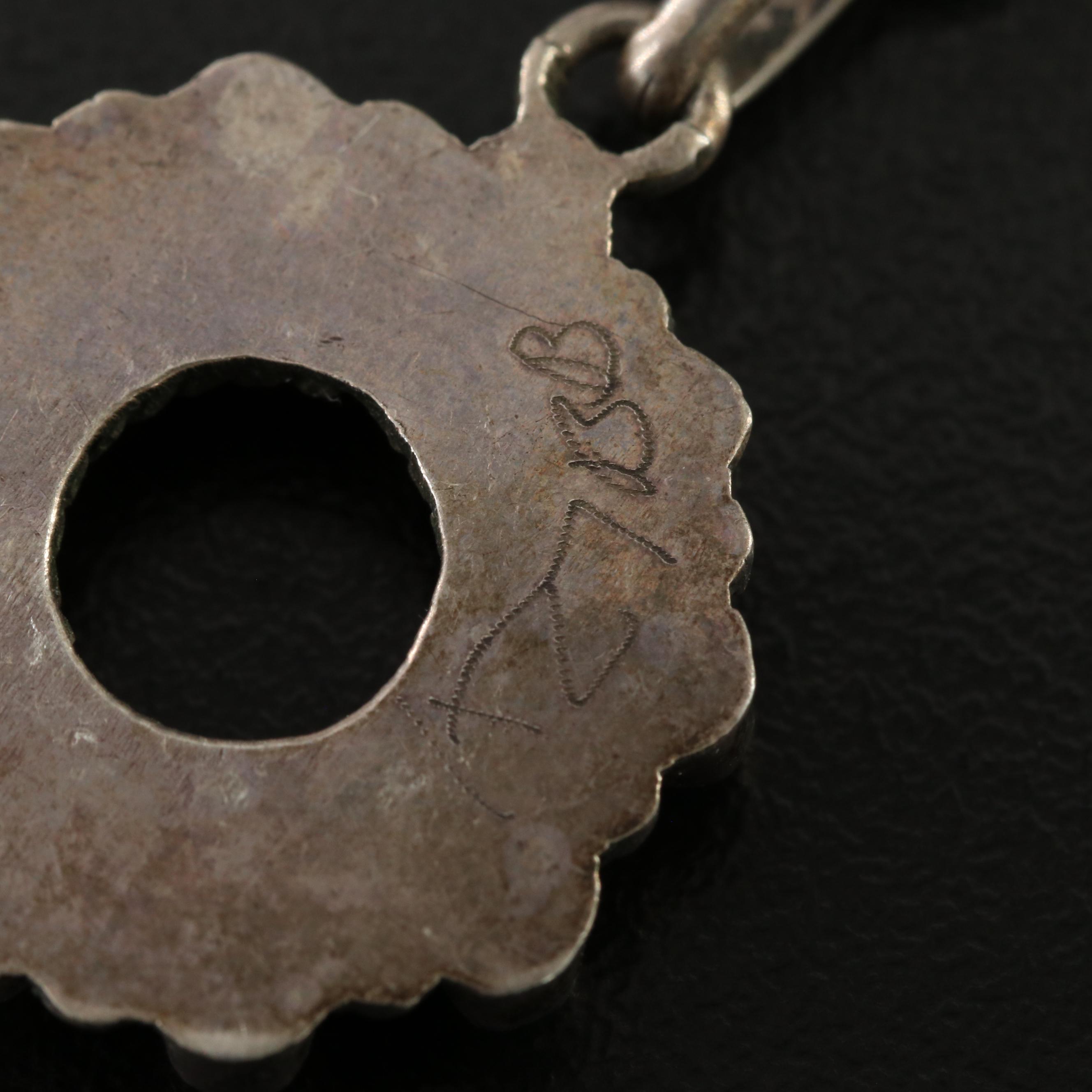 Vintage Southwestern Sterling Turquoise Earrings