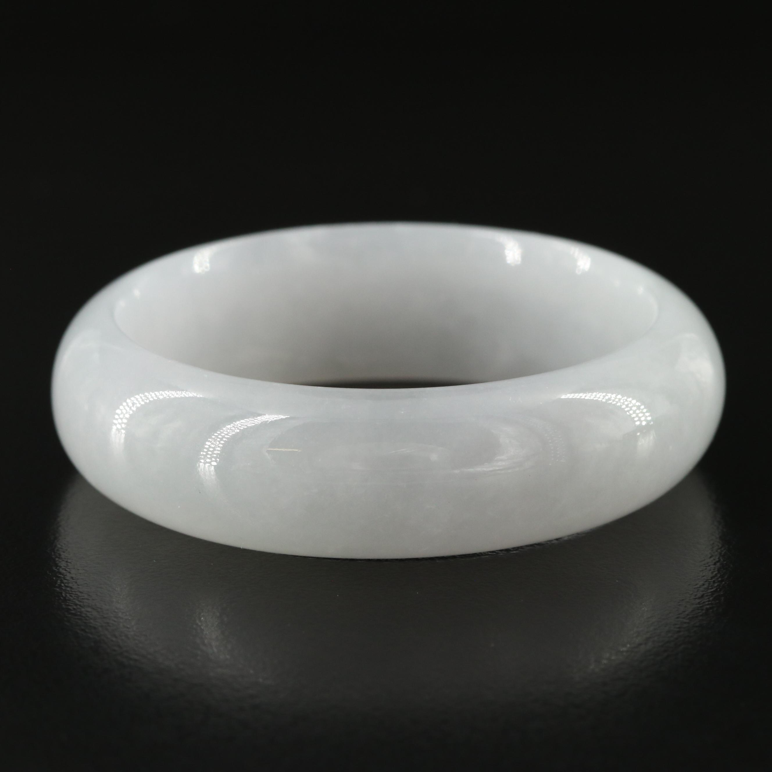 Child's Jadeite Hololith Bangle Bracelet