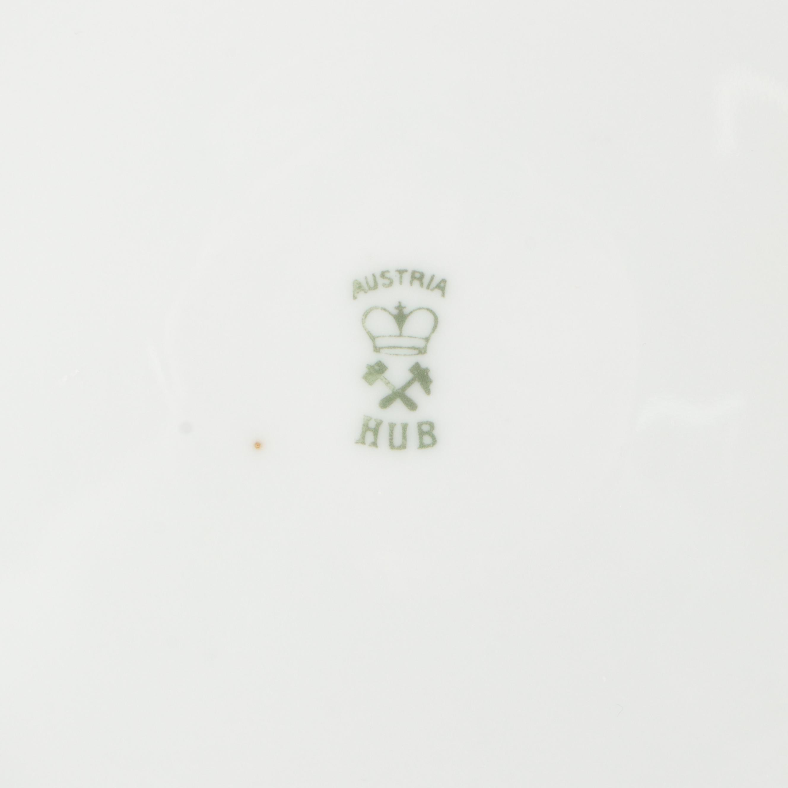 Hanusch & Bernhardt Austrian Porcelain Art Deco Style Dinnerware