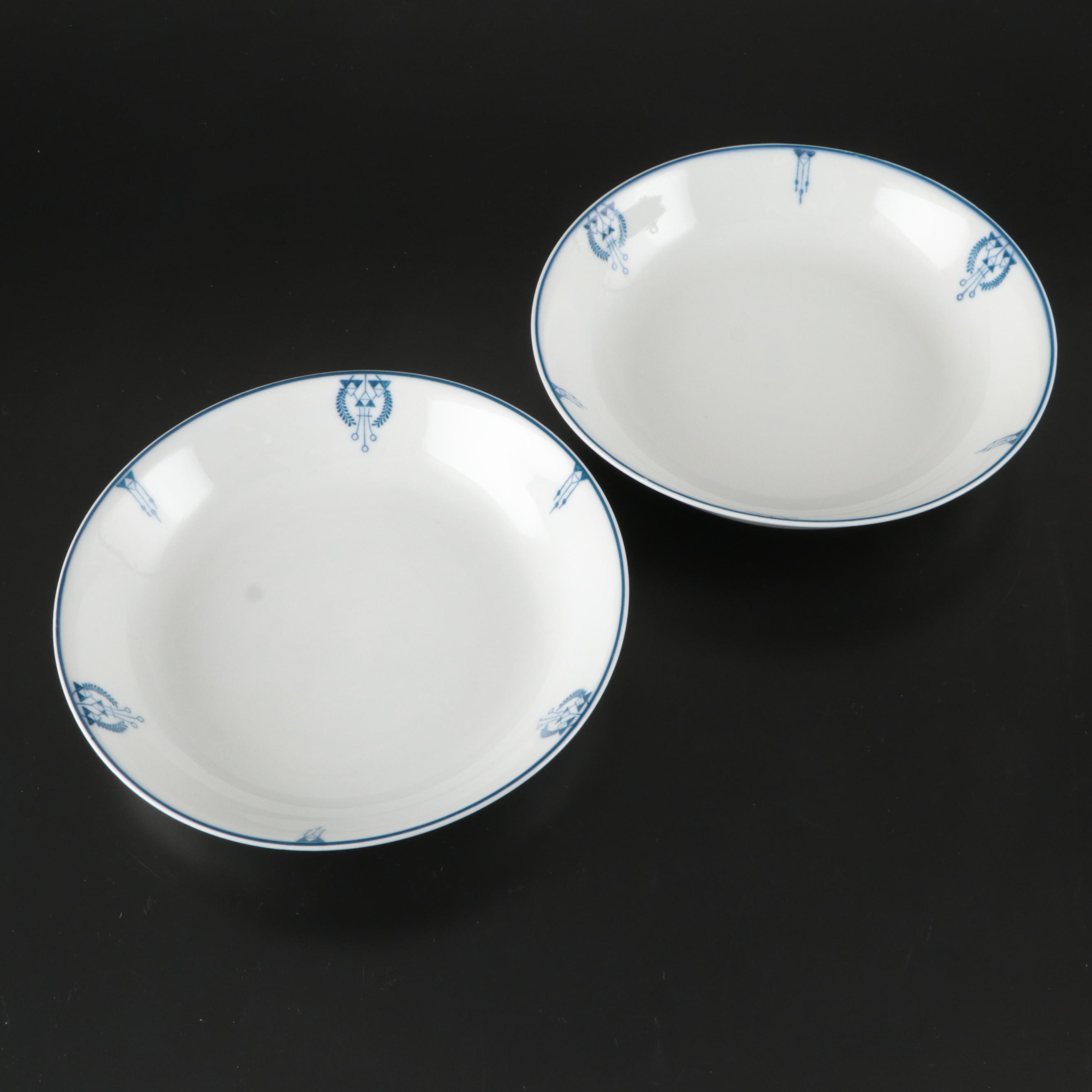Hanusch & Bernhardt Austrian Porcelain Art Deco Style Dinnerware