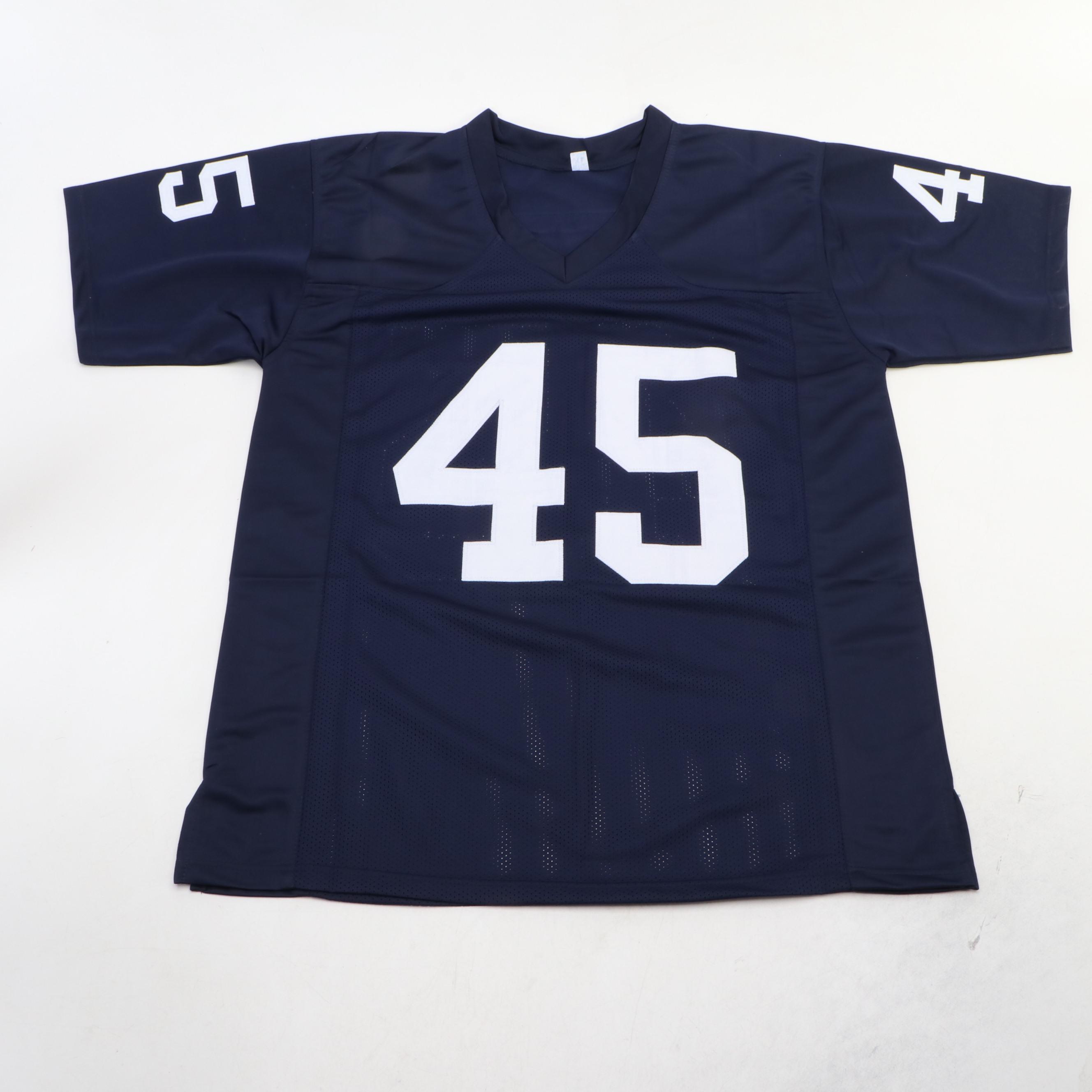 Rudy Ruettiger Signed Notre Dame Fighting Irish Football Jersey, JSA