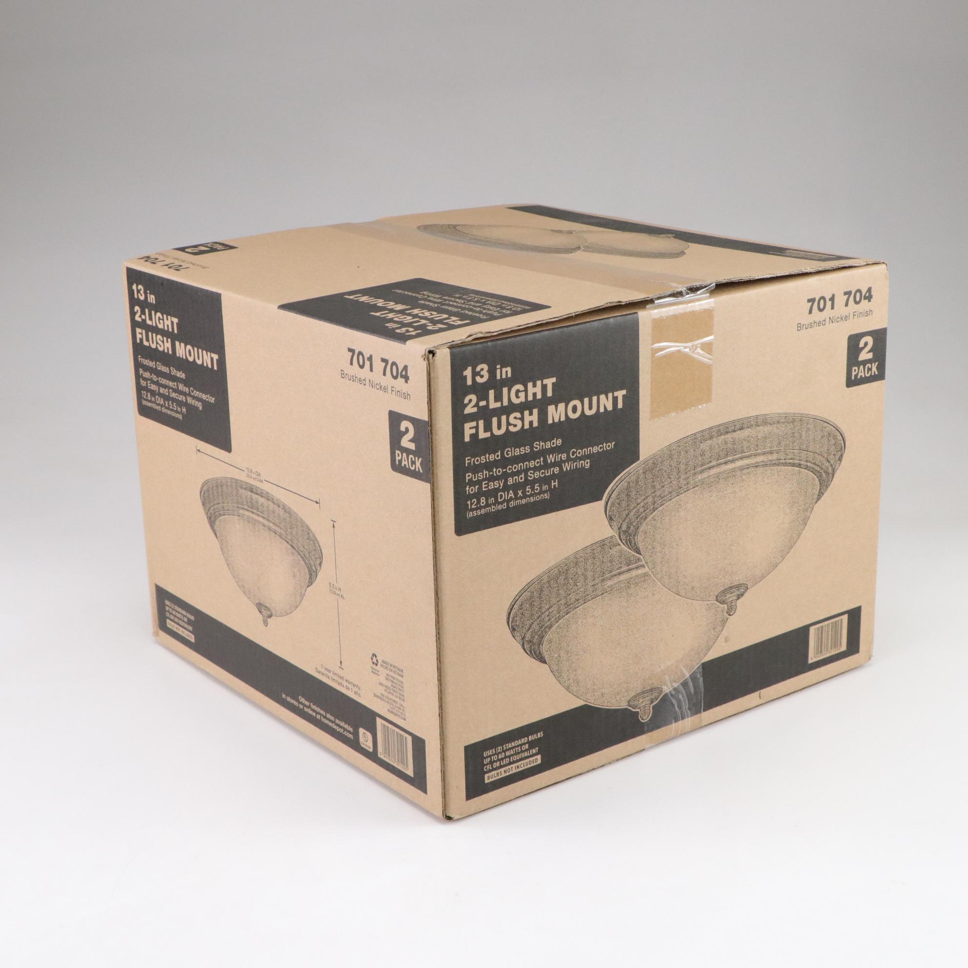 Mainstays 52" Hugger Ceiling Fan with Frosted Glass Flush Mount