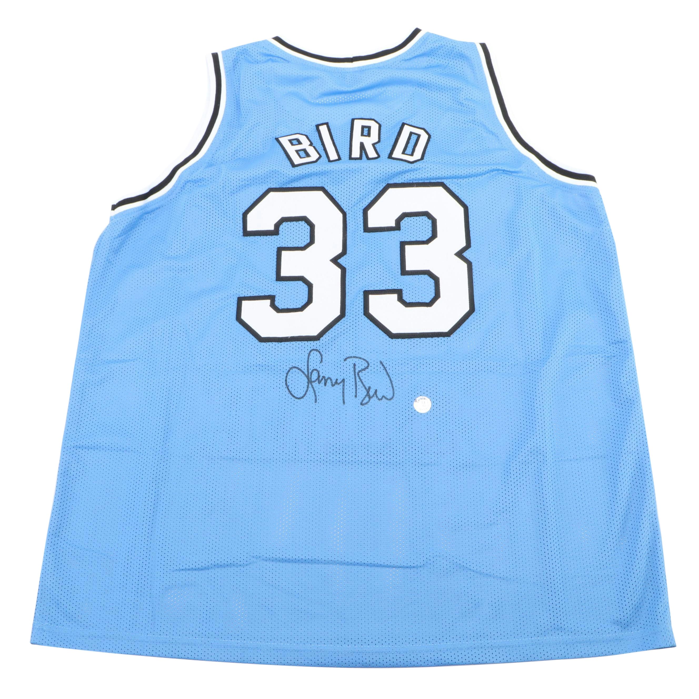 Larry Bird Signed Indiana State University Basketball Jersey