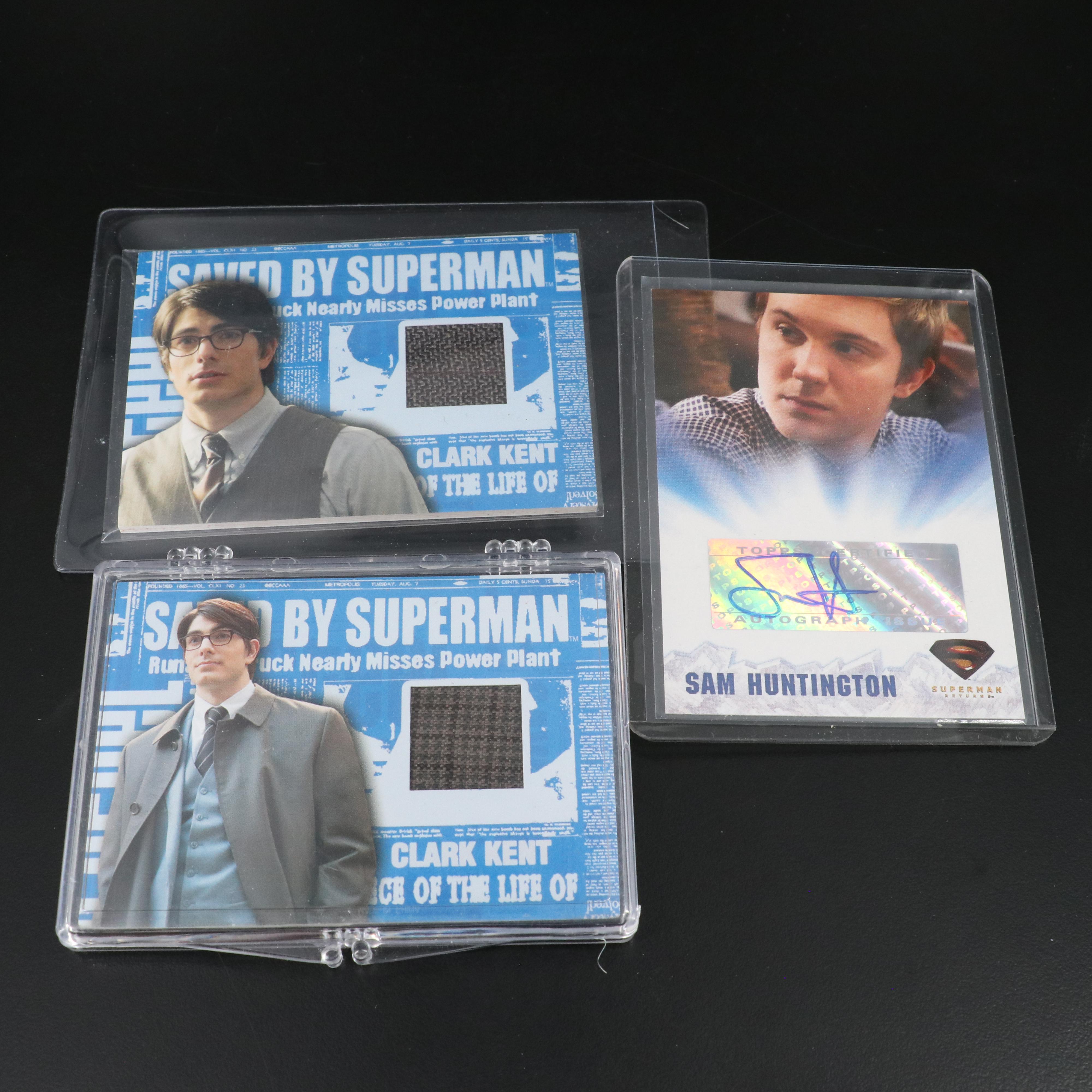 "Superman Returns" and "Batman Begins" Movie Relic Cards with More