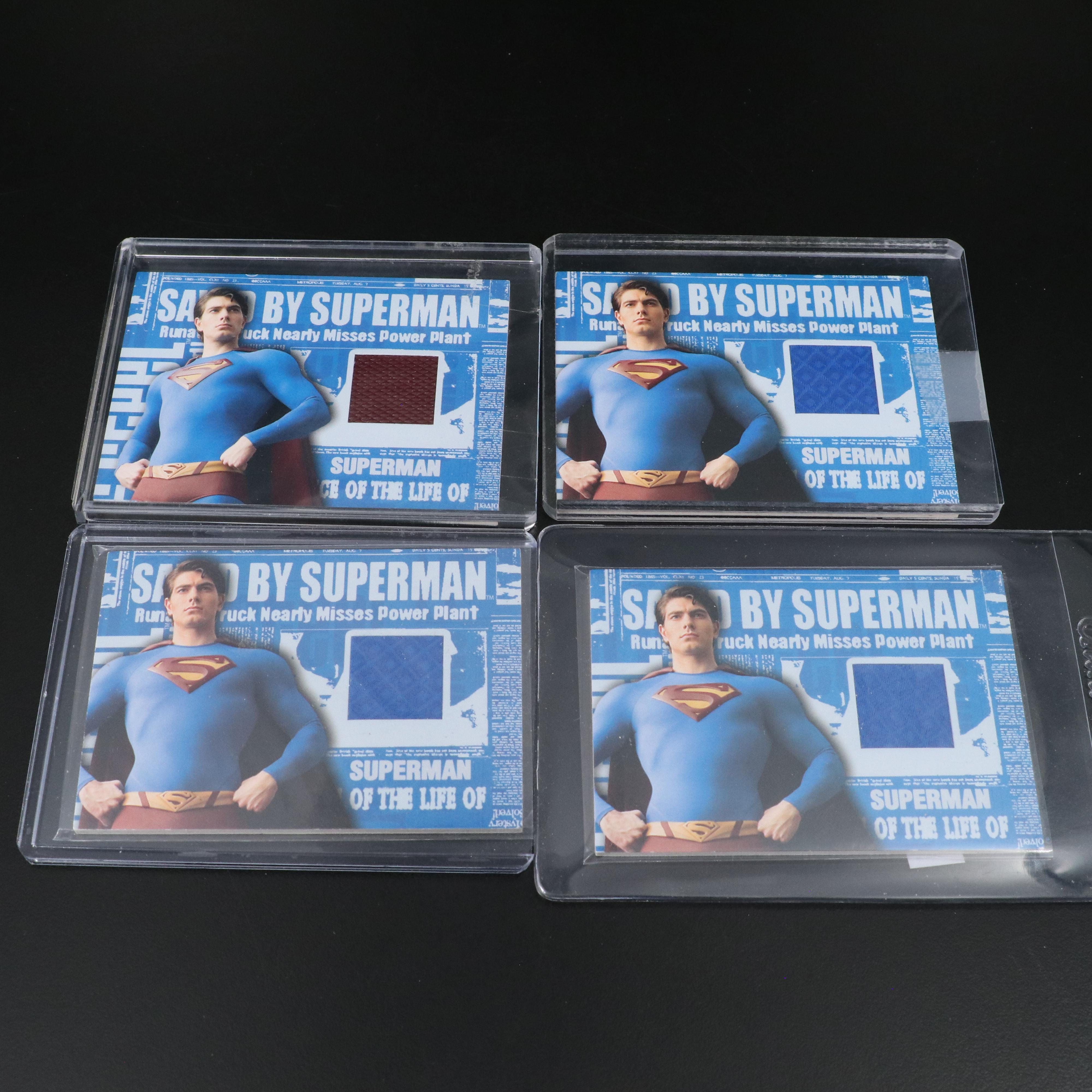 "Superman Returns" and "Batman Begins" Movie Relic Cards with More