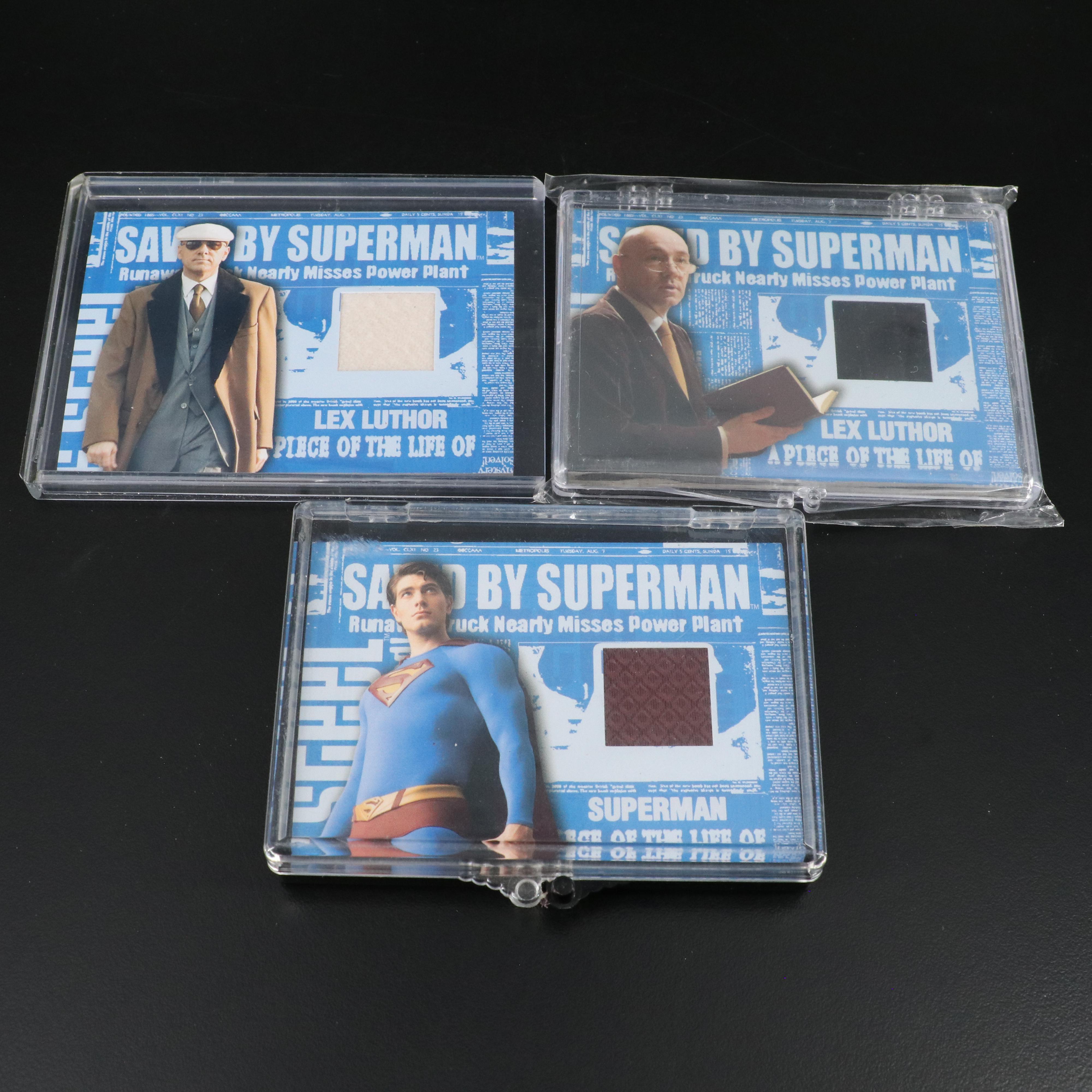 "Superman Returns" and "Batman Begins" Movie Relic Cards with More