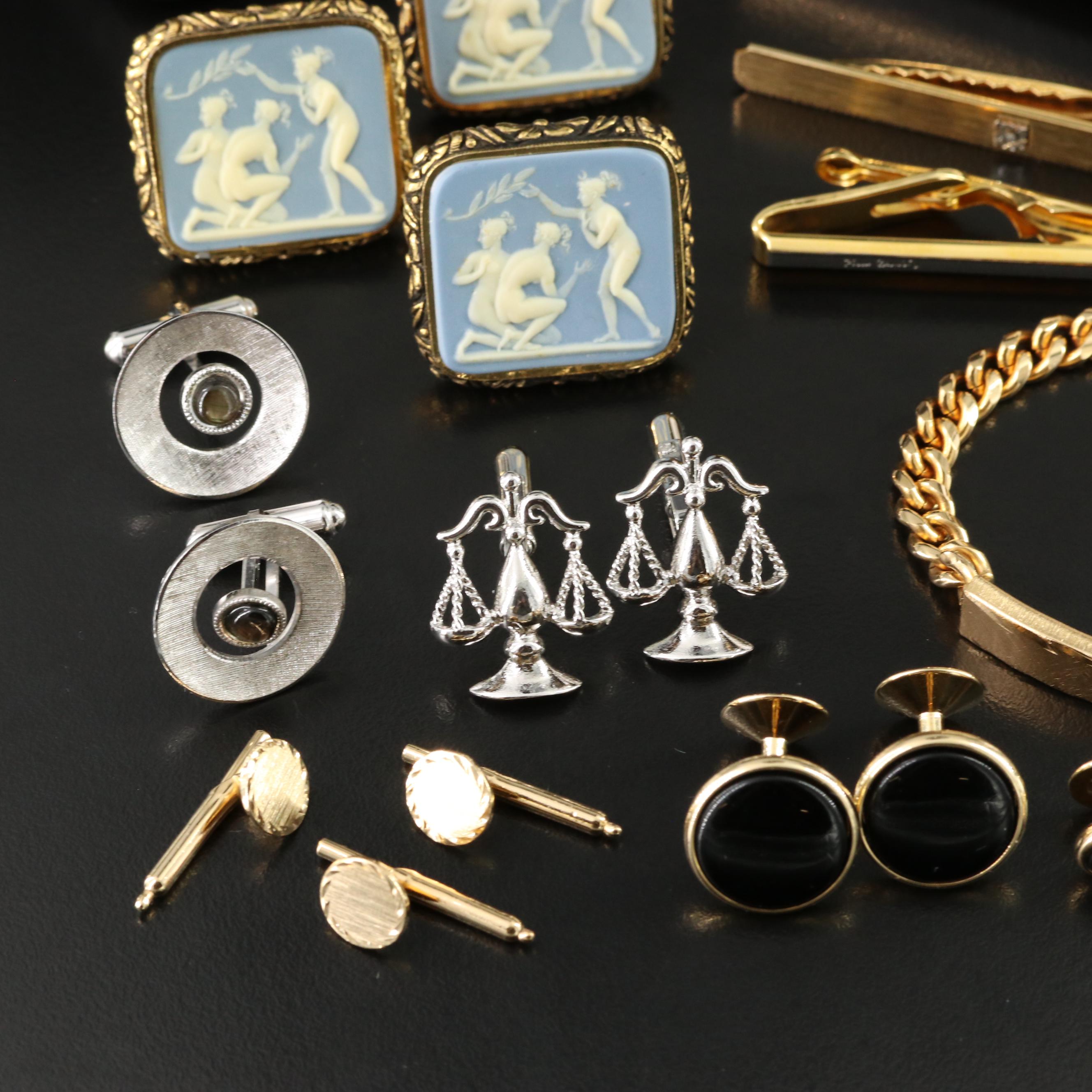 Pierre Cardin, Sterling and Hayward Suit Set Featured in Men's Accessories