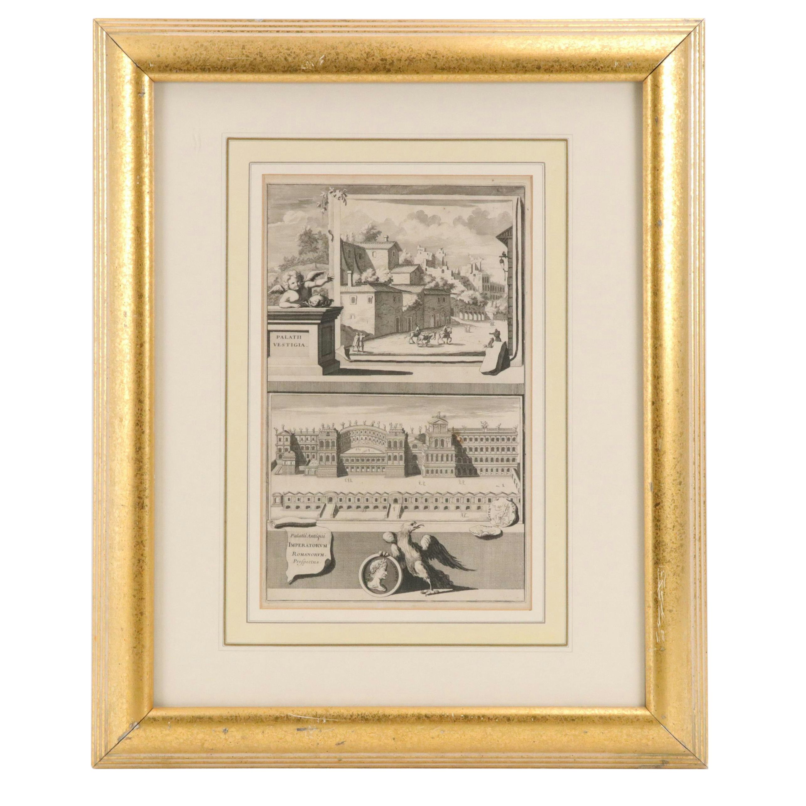 Roman Architectural Ruins Engravings After Jan Goeree