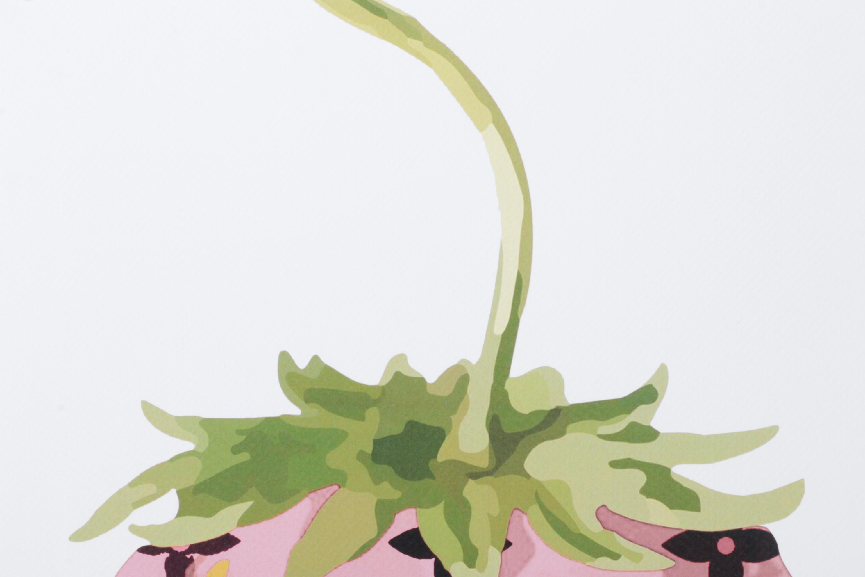 Death NYC Pop Art Strawberry Homage to Louis Vuitton, 2024