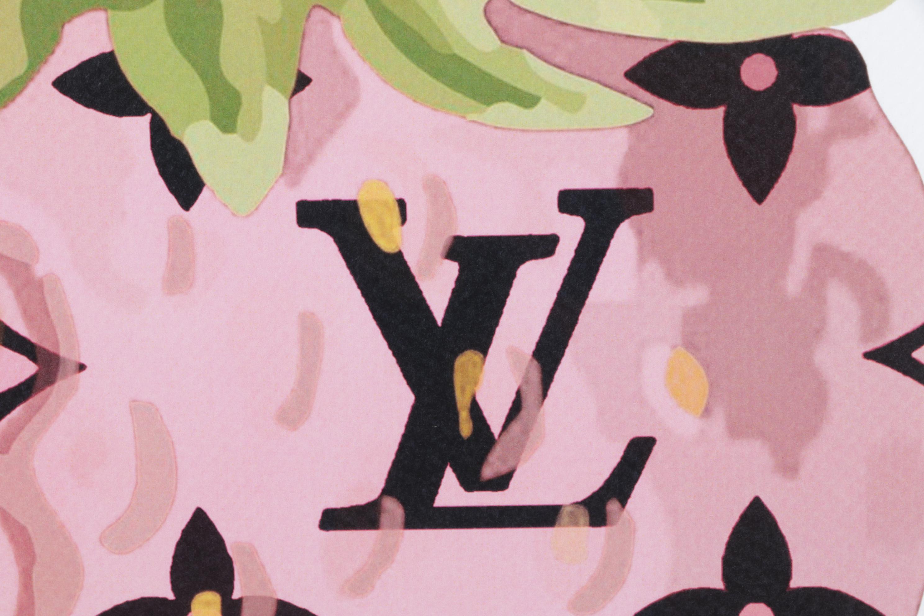 Death NYC Pop Art Strawberry Homage to Louis Vuitton, 2024