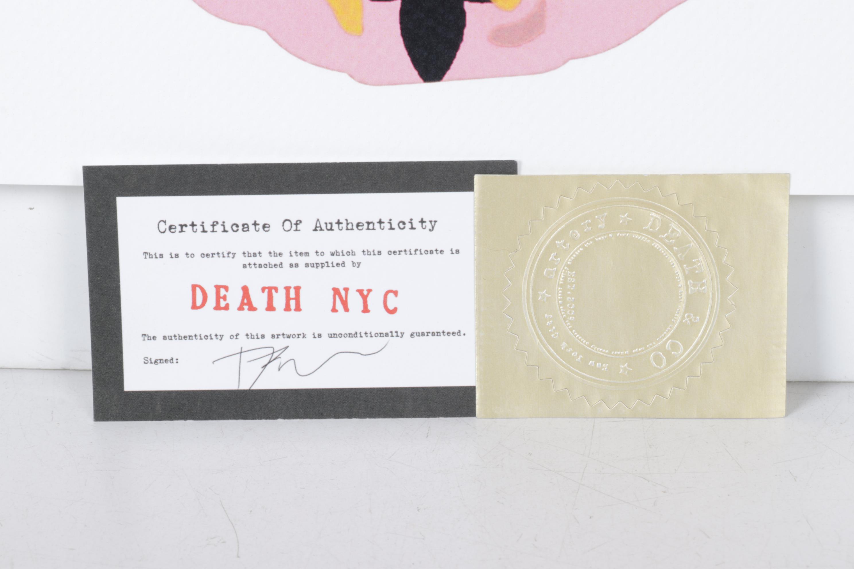 Death NYC Pop Art Strawberry Homage to Louis Vuitton, 2024