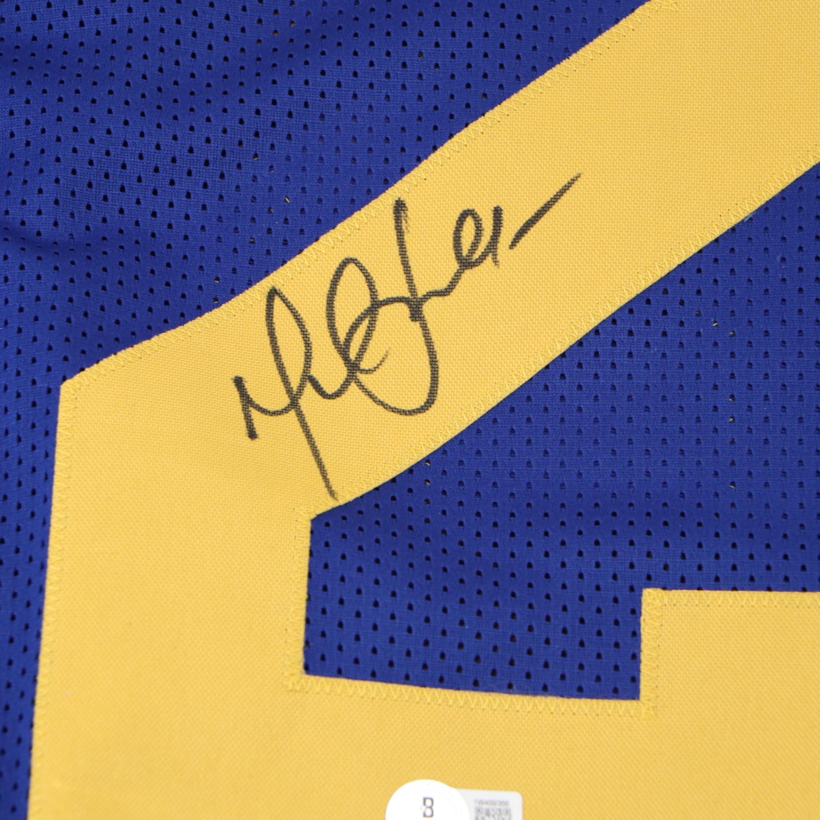 Marshall Faulk Signed St. Louis Rams Football Jersey, Beckett