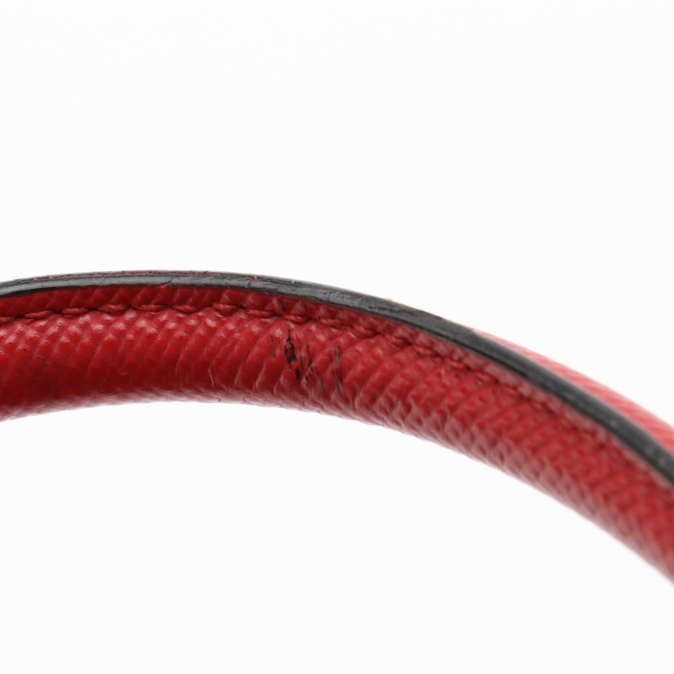 Prada Tote in Red Saffiano Leather