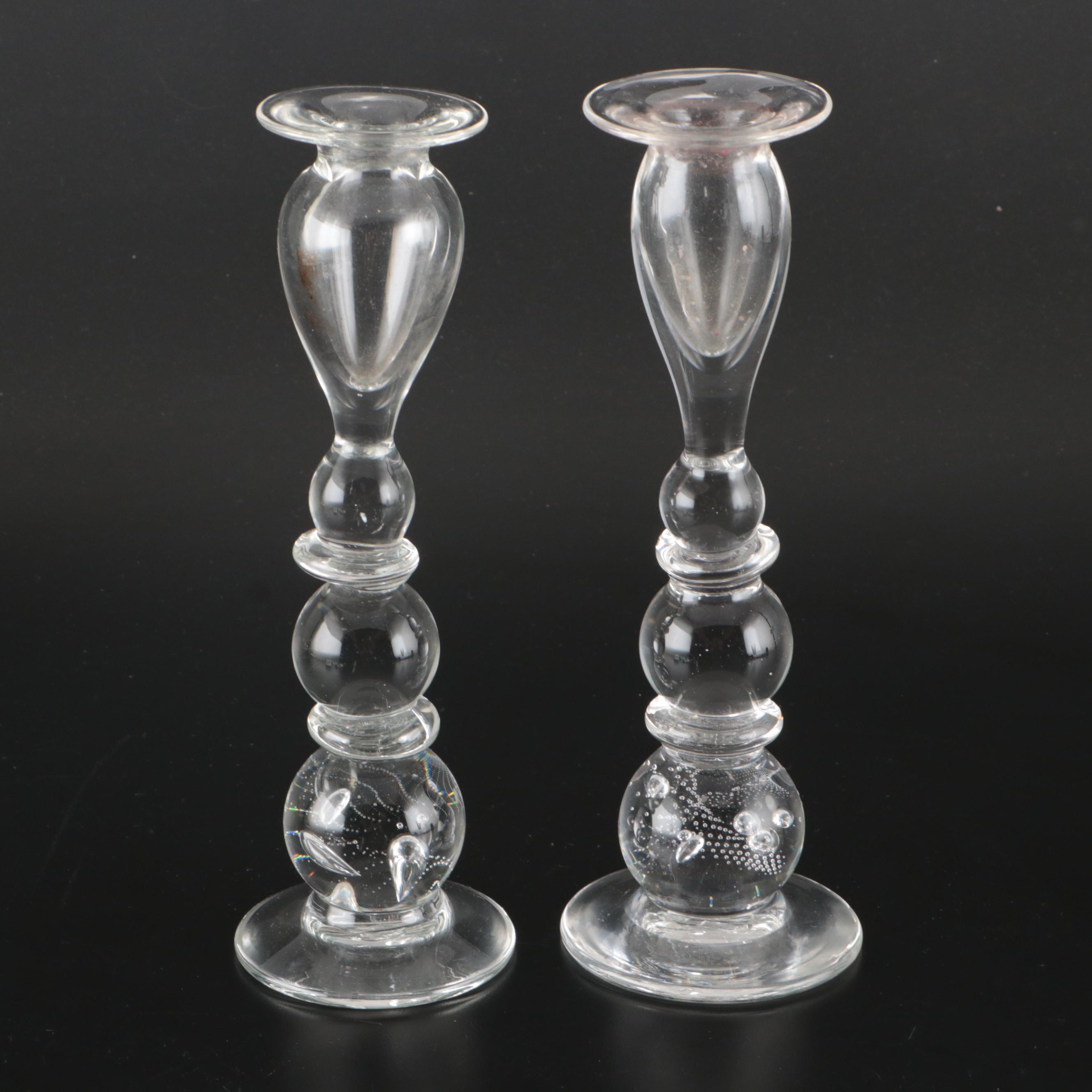 Waterford Crystal "Lismore" Wine Glass, Orrefors Candle Holders, and More Décor