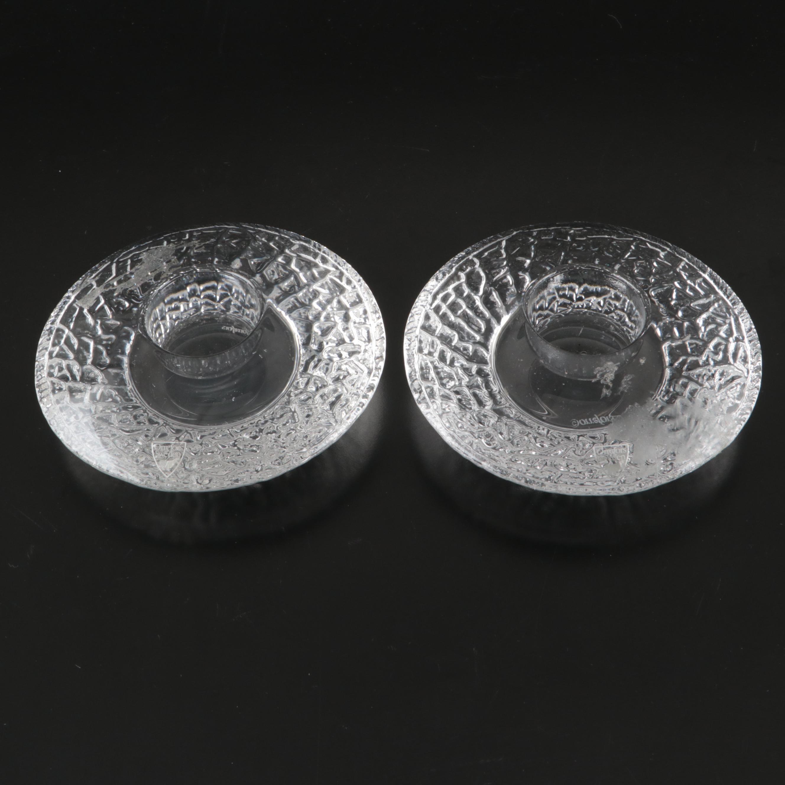 Waterford Crystal "Lismore" Wine Glass, Orrefors Candle Holders, and More Décor