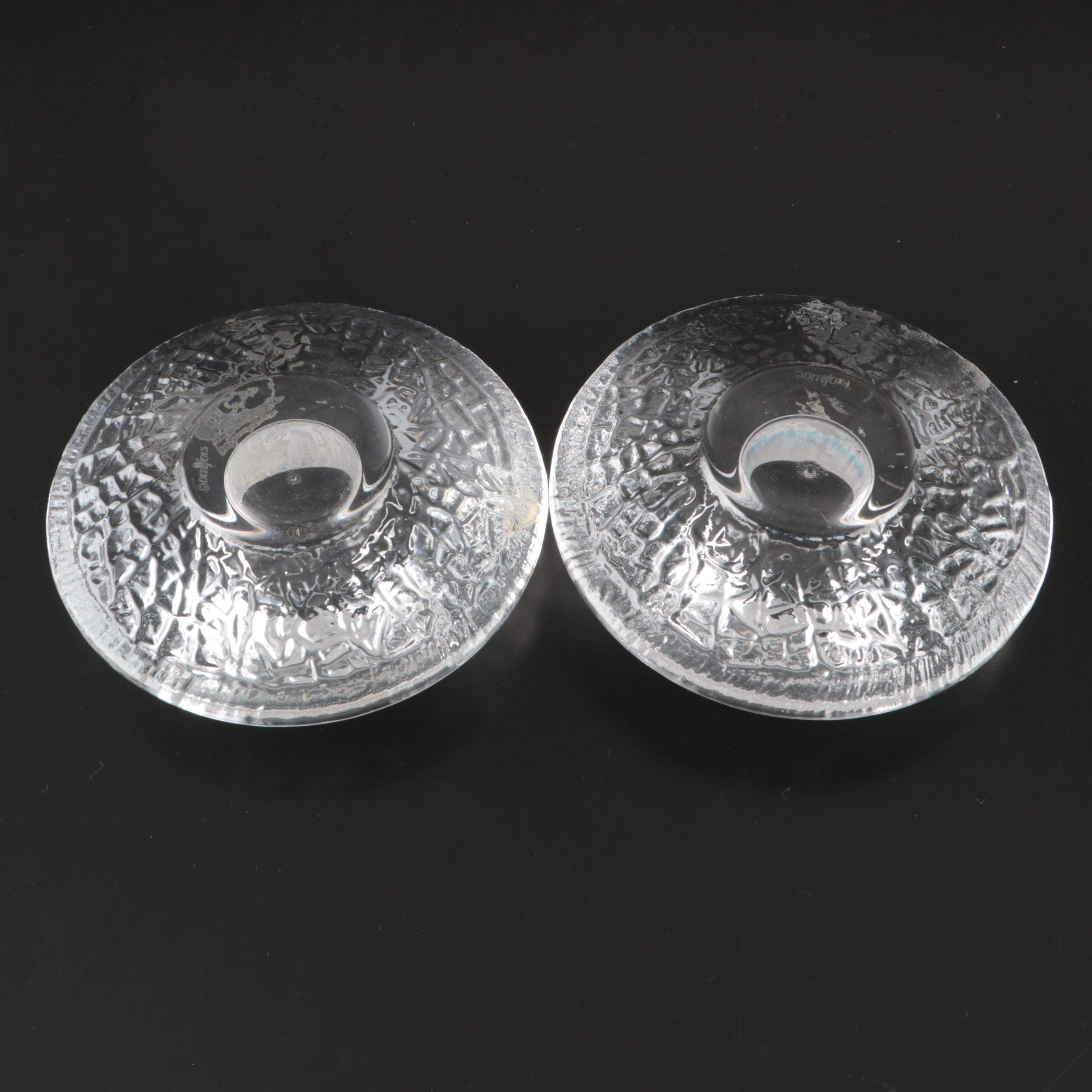 Waterford Crystal "Lismore" Wine Glass, Orrefors Candle Holders, and More Décor