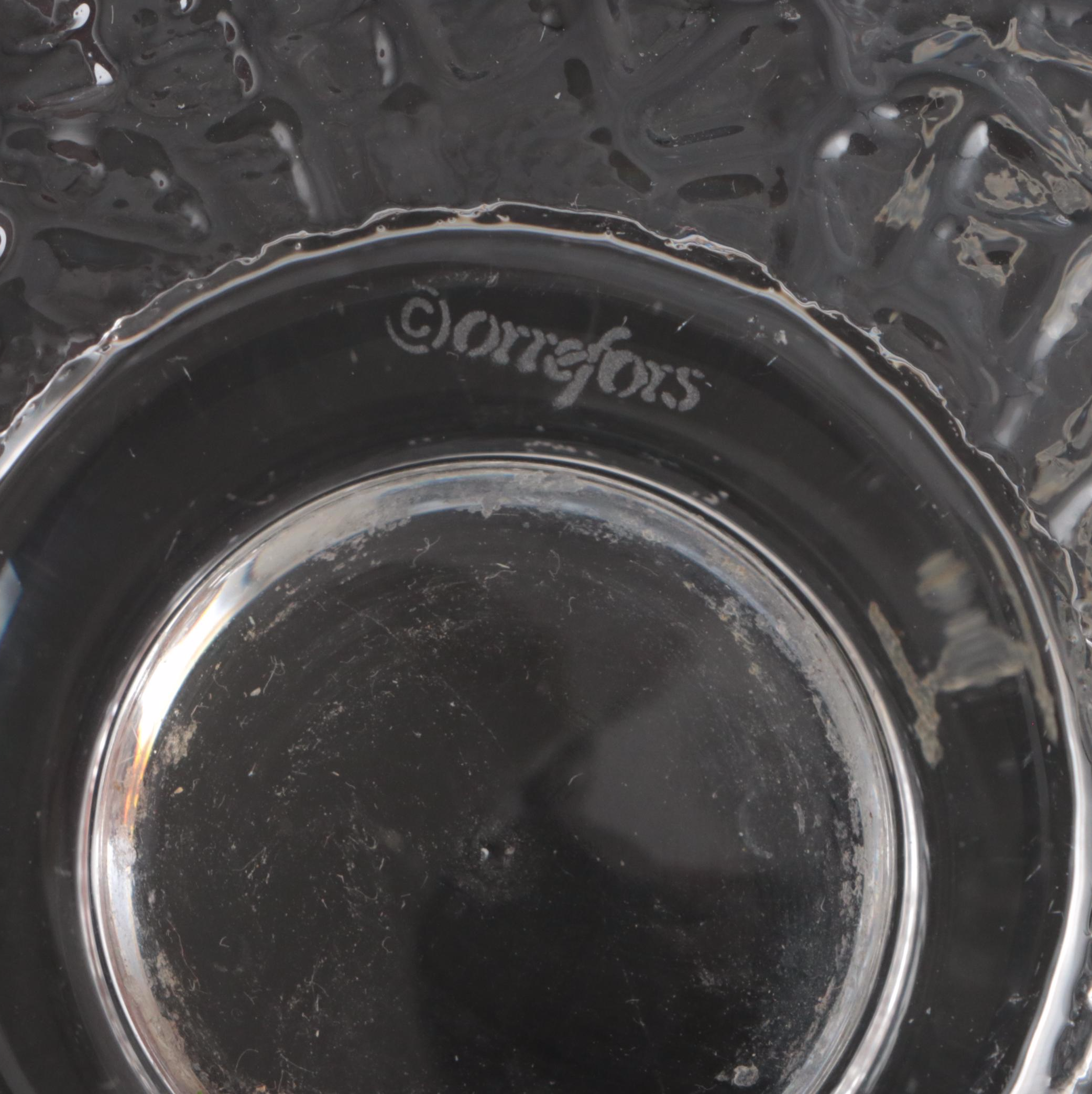 Waterford Crystal "Lismore" Wine Glass, Orrefors Candle Holders, and More Décor