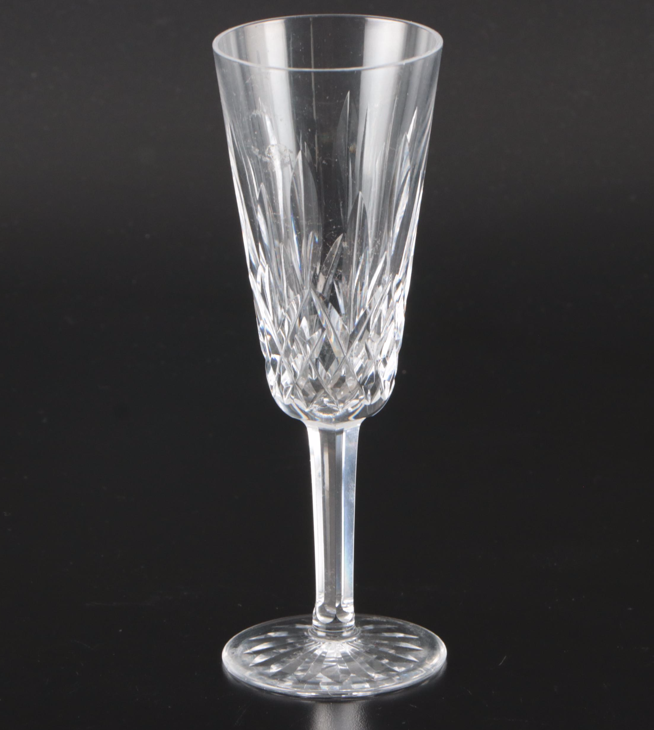 Waterford Crystal "Lismore" Wine Glass, Orrefors Candle Holders, and More Décor