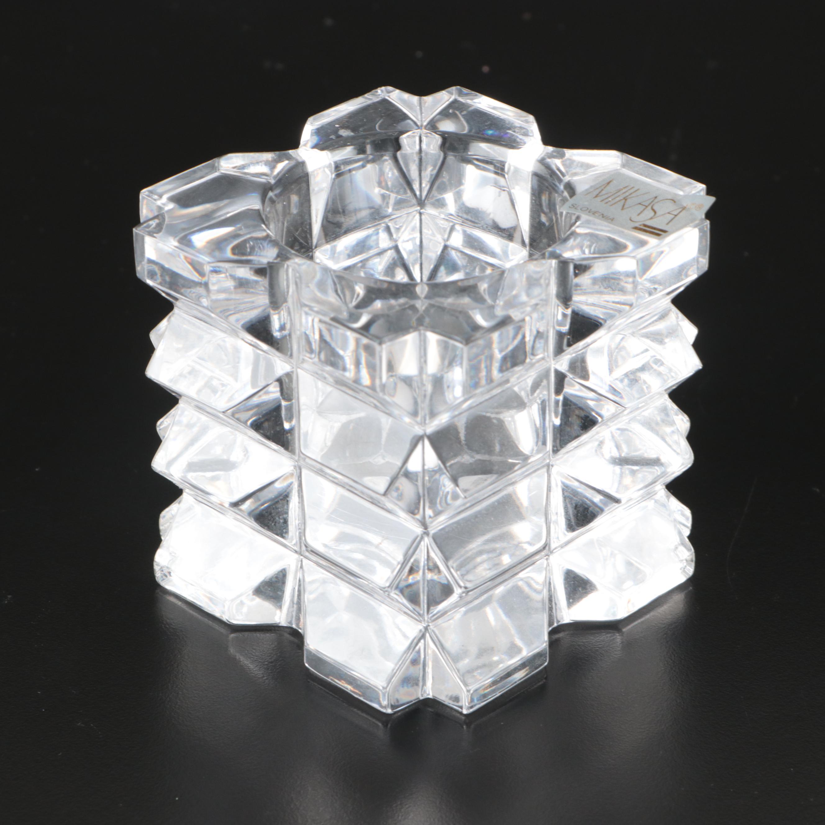 Waterford Crystal "Lismore" Wine Glass, Orrefors Candle Holders, and More Décor