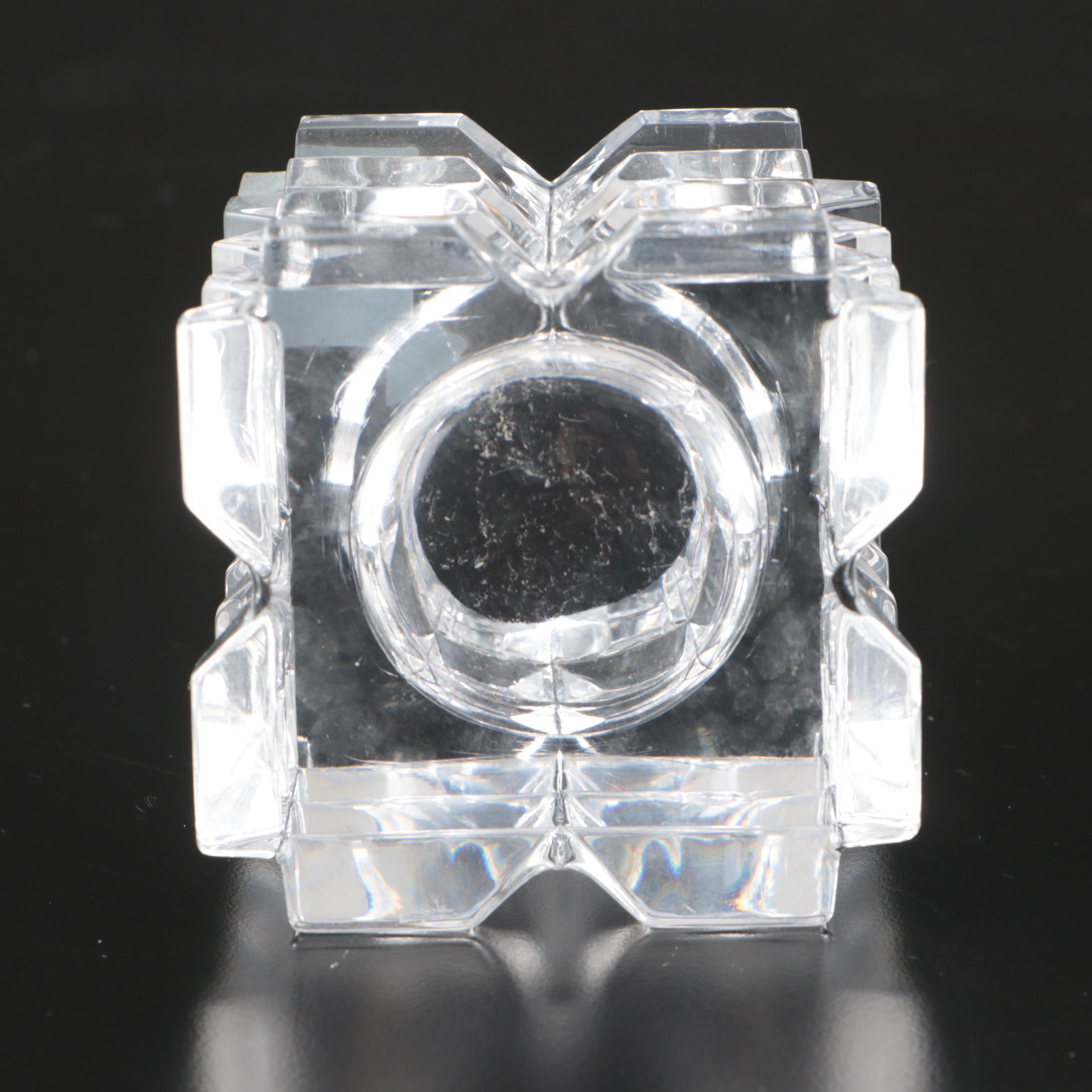 Waterford Crystal "Lismore" Wine Glass, Orrefors Candle Holders, and More Décor