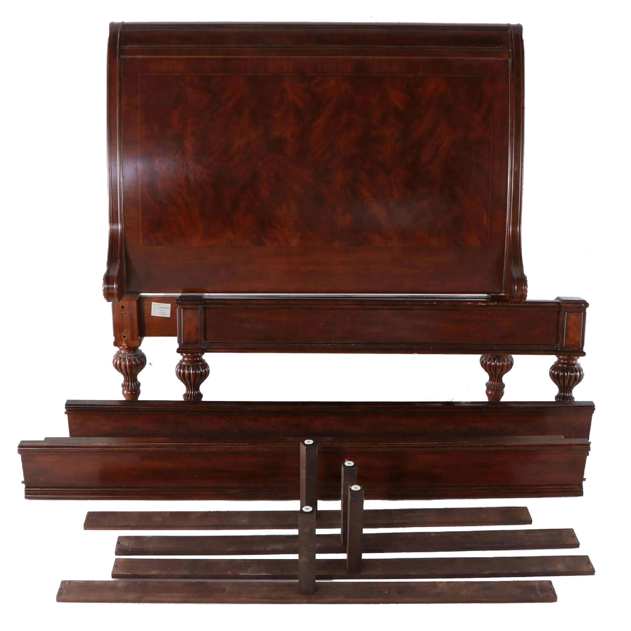 Drexel-Heritage Mahogany Queen Size Sleigh Bed