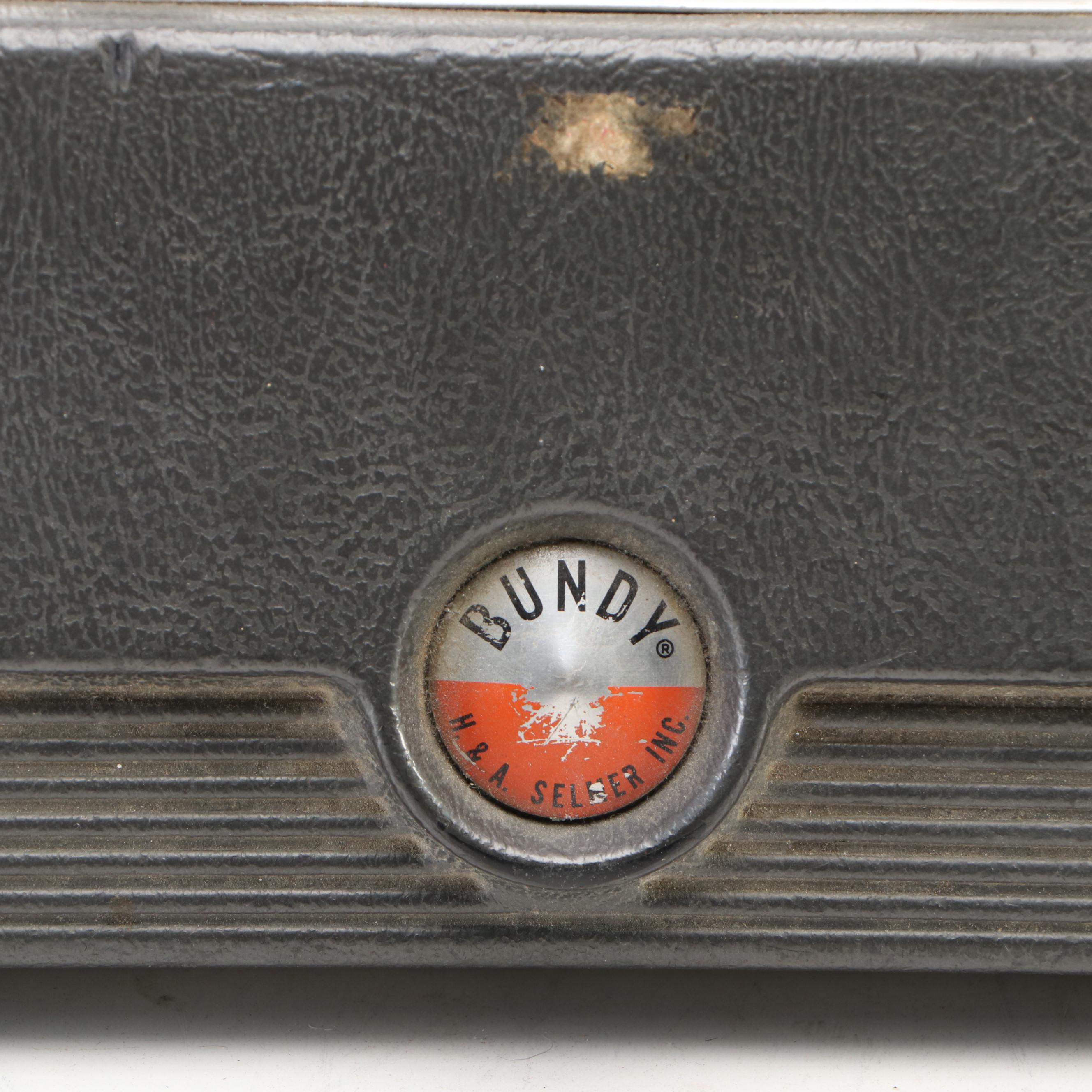 Selmer Bundy Silver Plate  Flute with Hardside Case