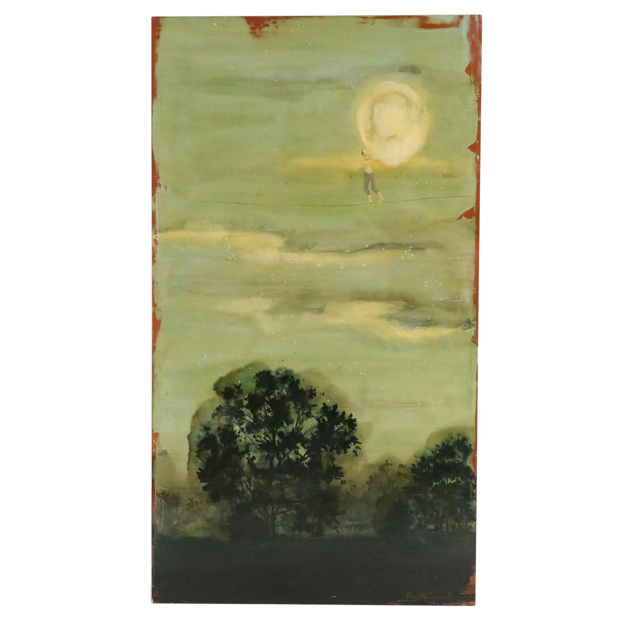 Charlotte Terrell Mixed Media "I'd Give You the Moon and the Stars," 2009