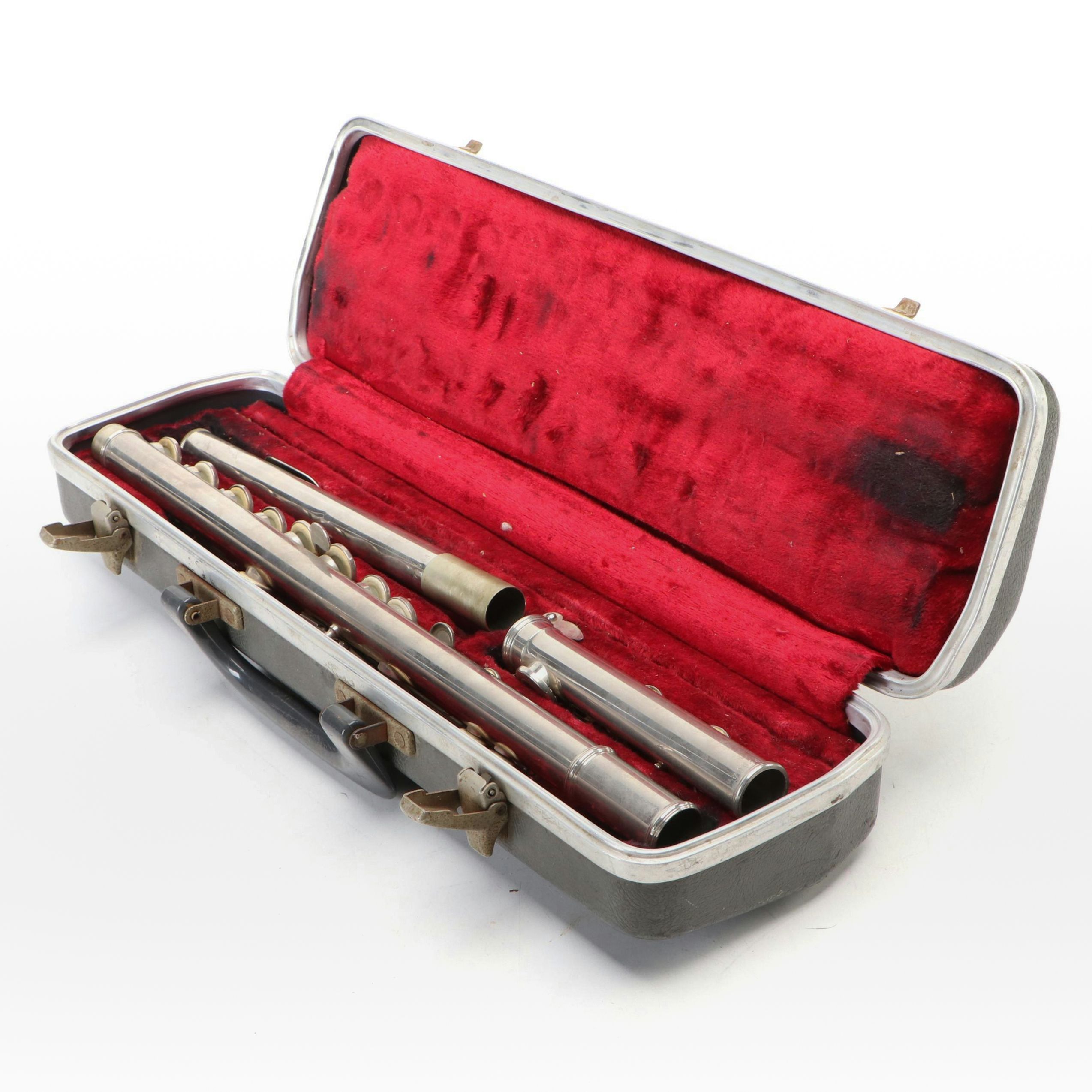 Selmer Bundy Silver Plate  Flute with Hardside Case