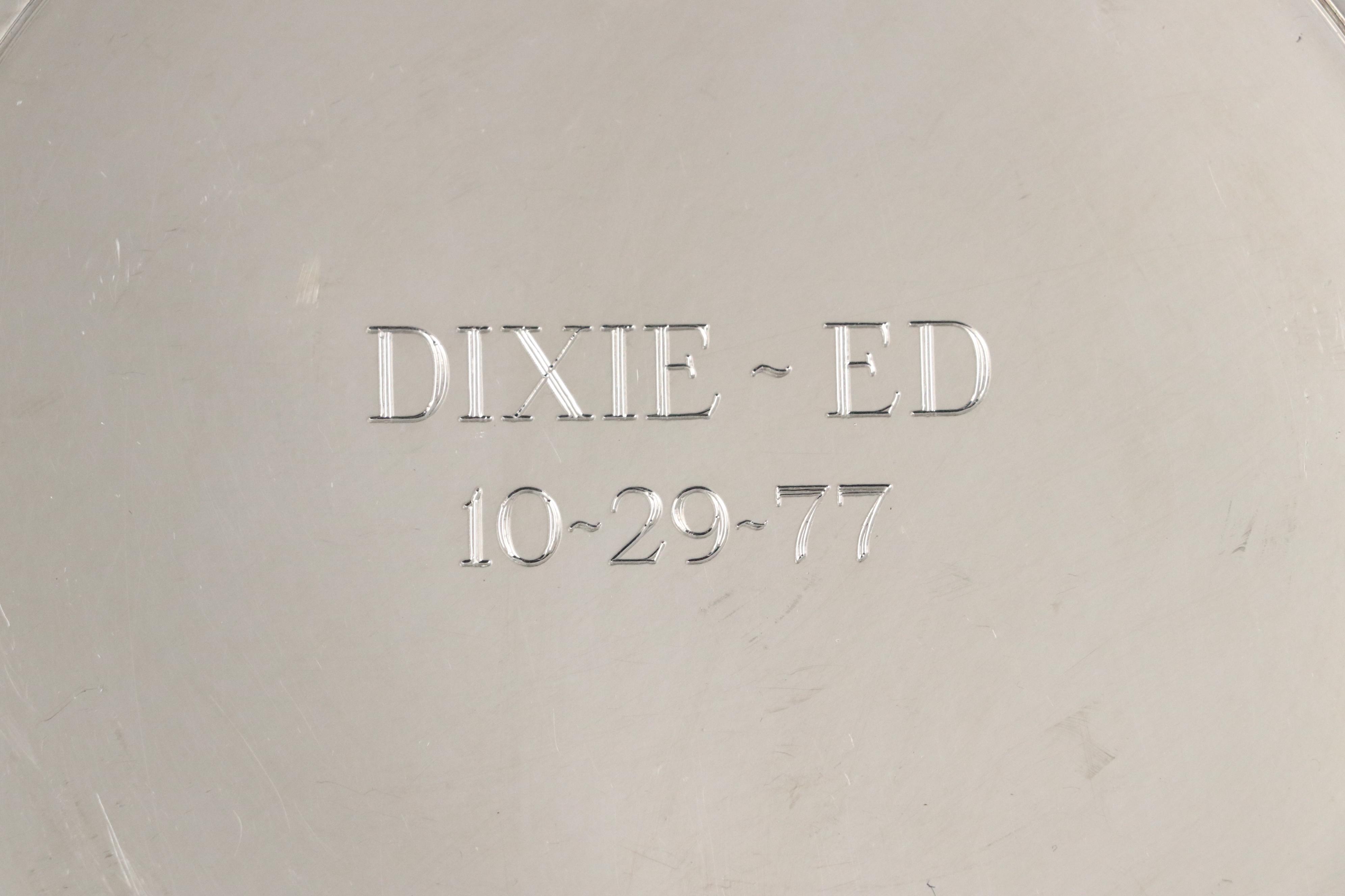 International Silver, Rogers and Other Serveware with Sterling Silver Bell