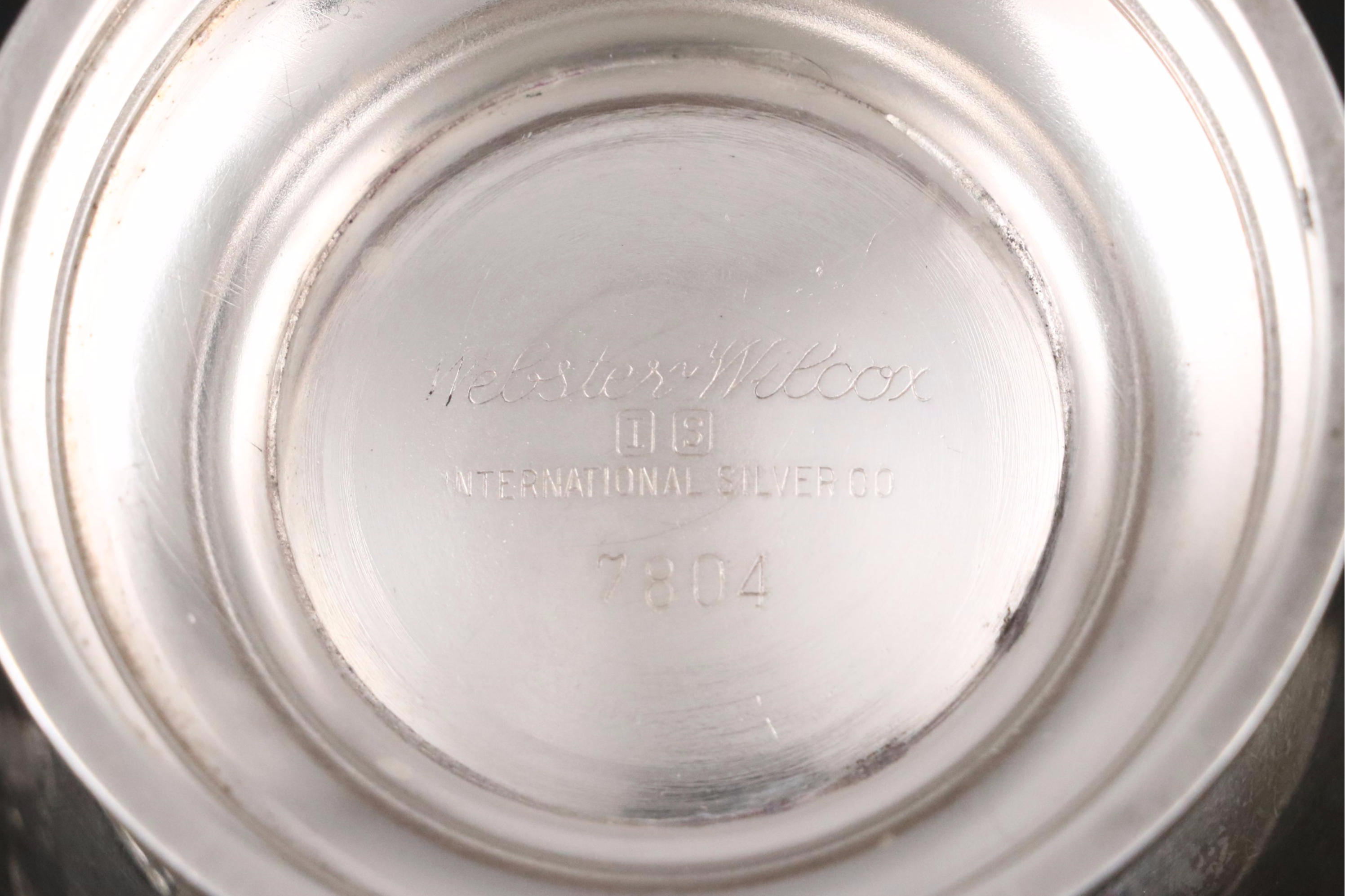 International Silver, Rogers and Other Serveware with Sterling Silver Bell