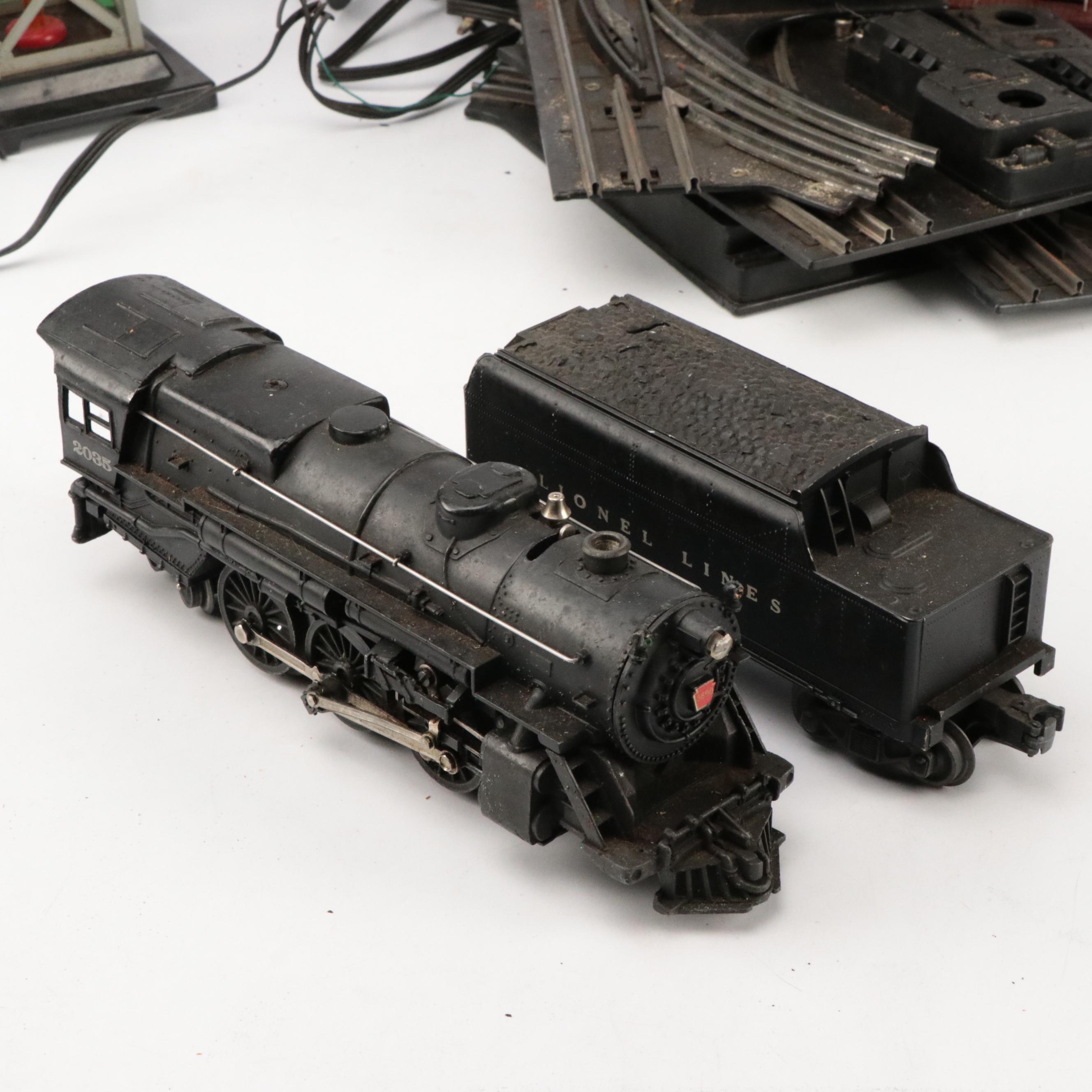 Lionel ZW 275 Large Model Train Set with Transformer and Model Buildings