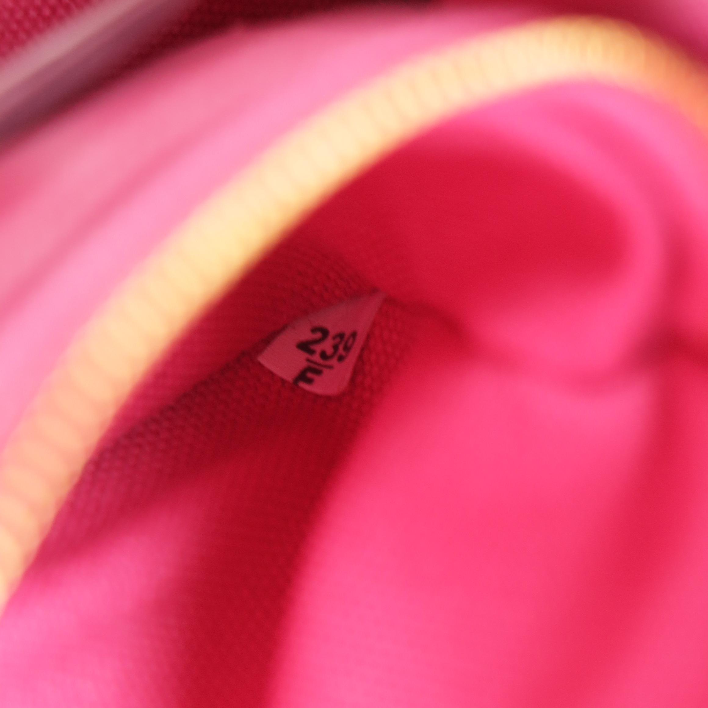 Prada Two-Way Small Tote B2439G in Fuchsia Logo Print Canapa Canvas