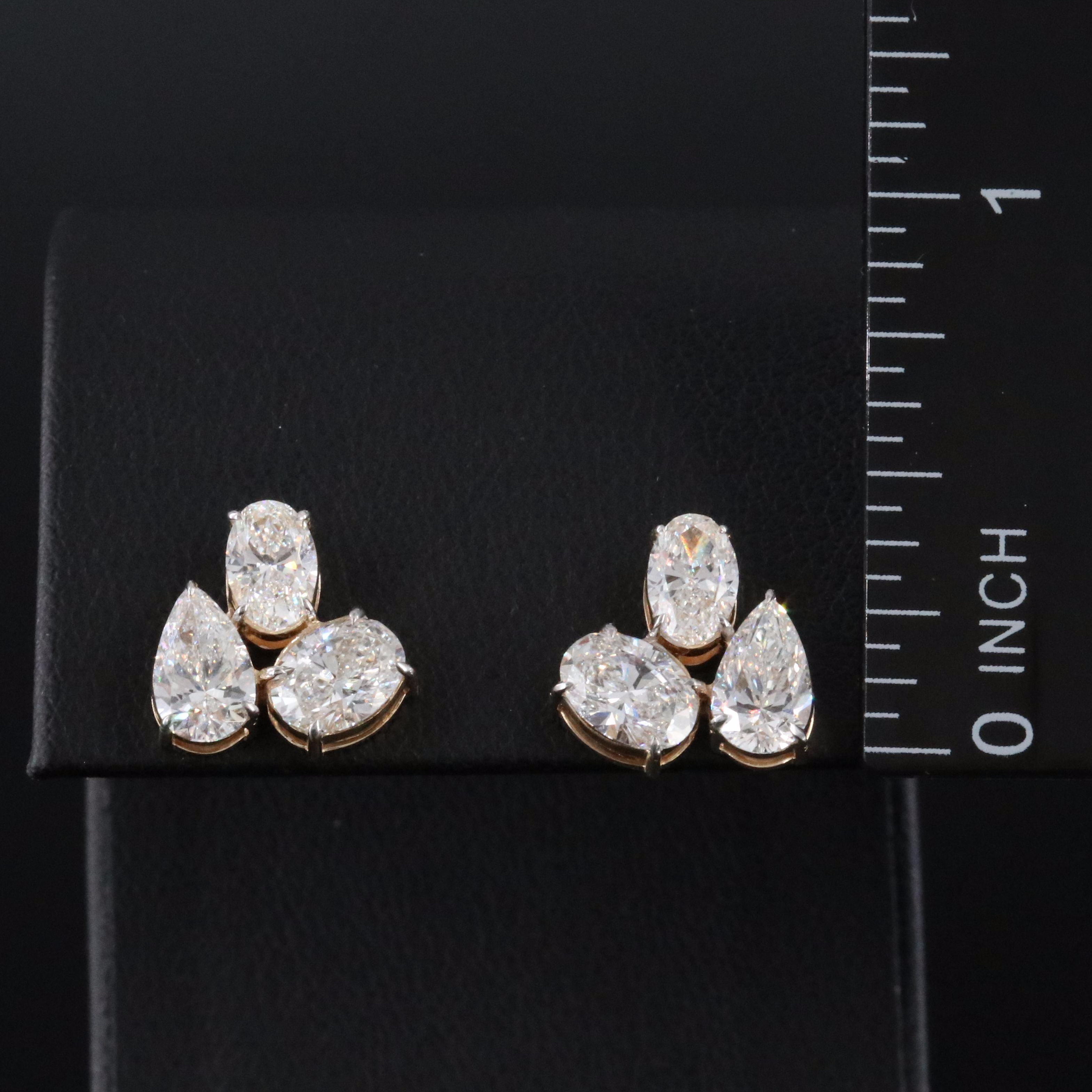 14K 3.25 CTW Lab Grown Diamond Stud Earrings