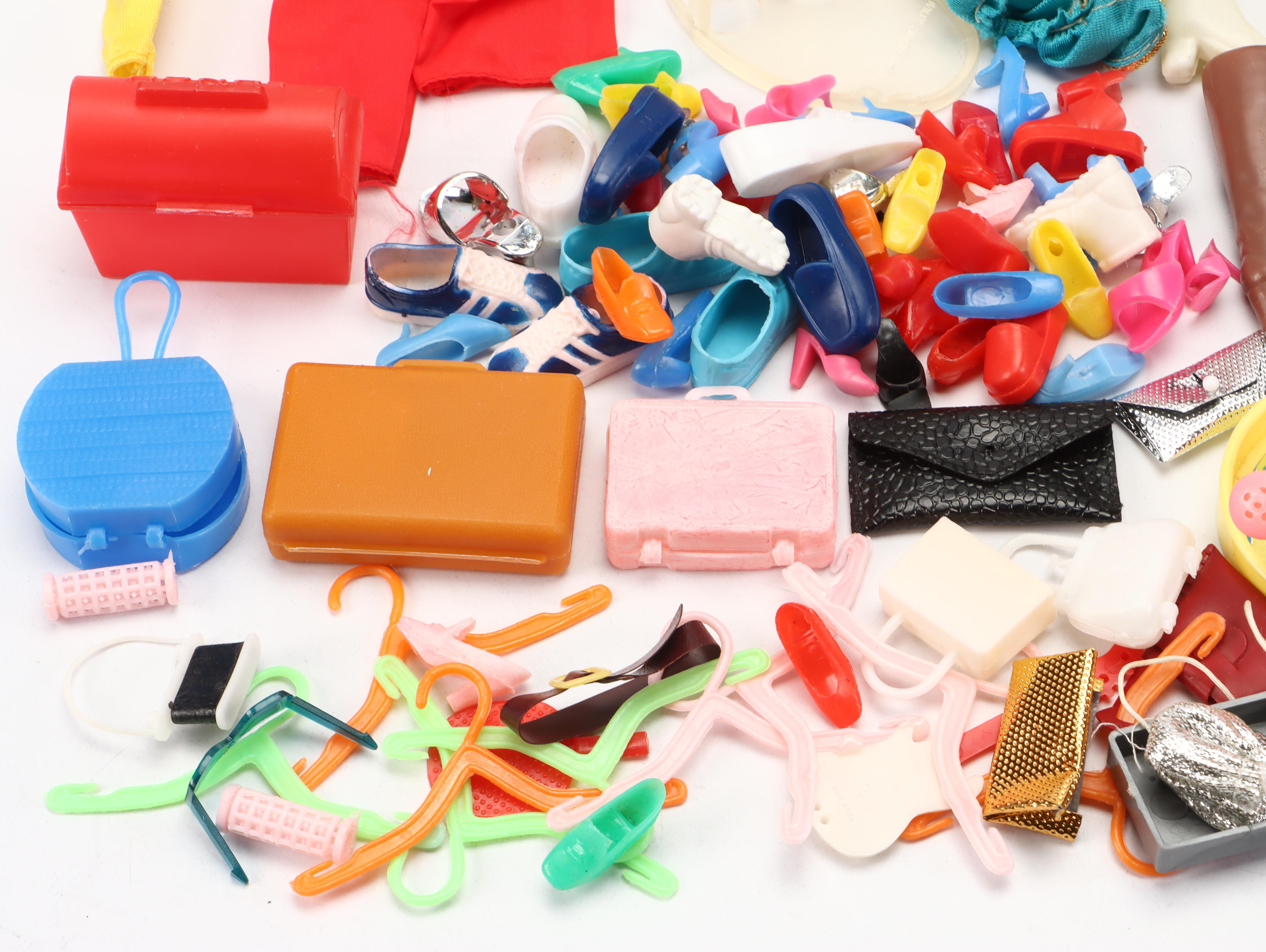 Mattel Barbie and Ken Dolls with Accessories and Amelia Earhart Luggage