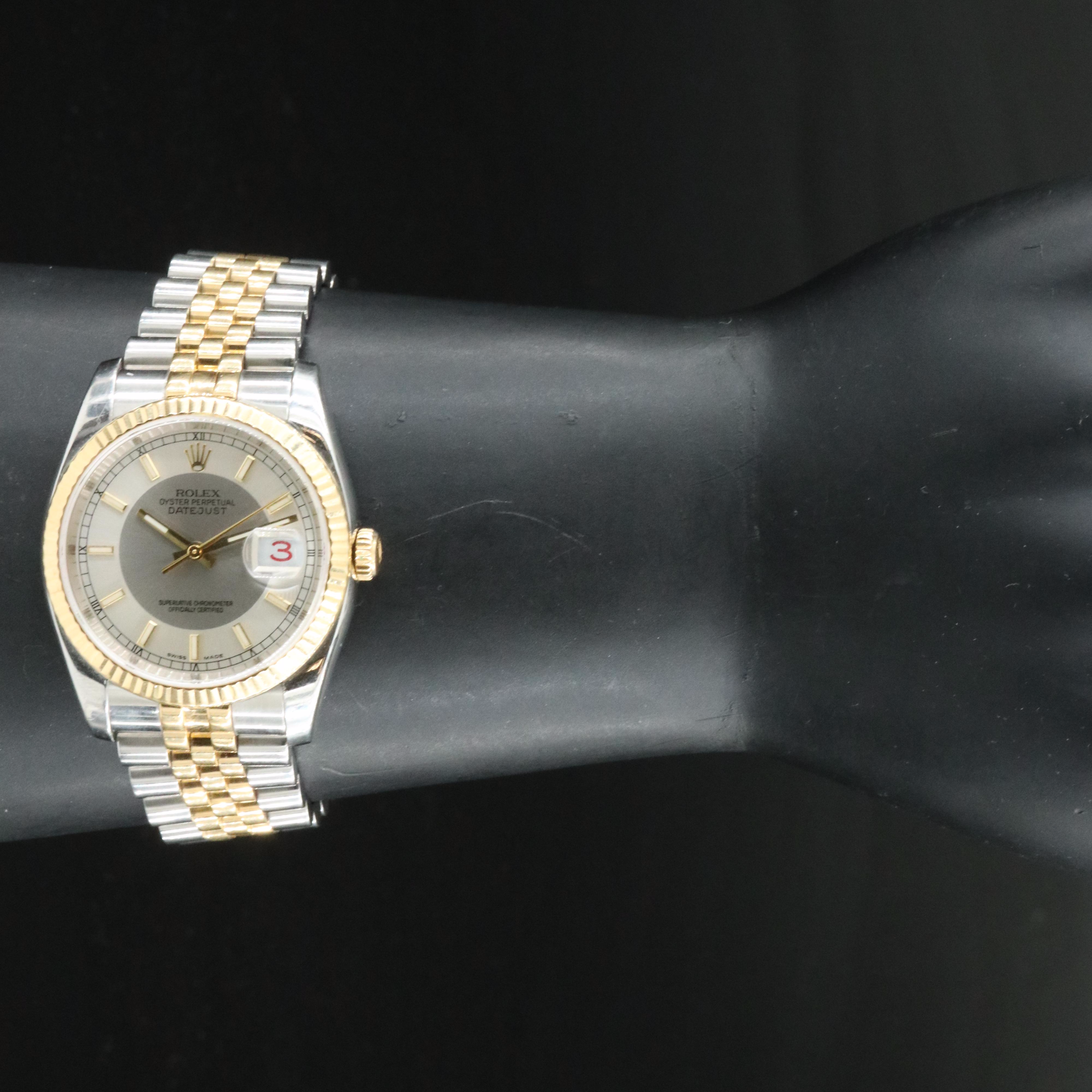 2005 Rolex Two-Tone Datejust Watch