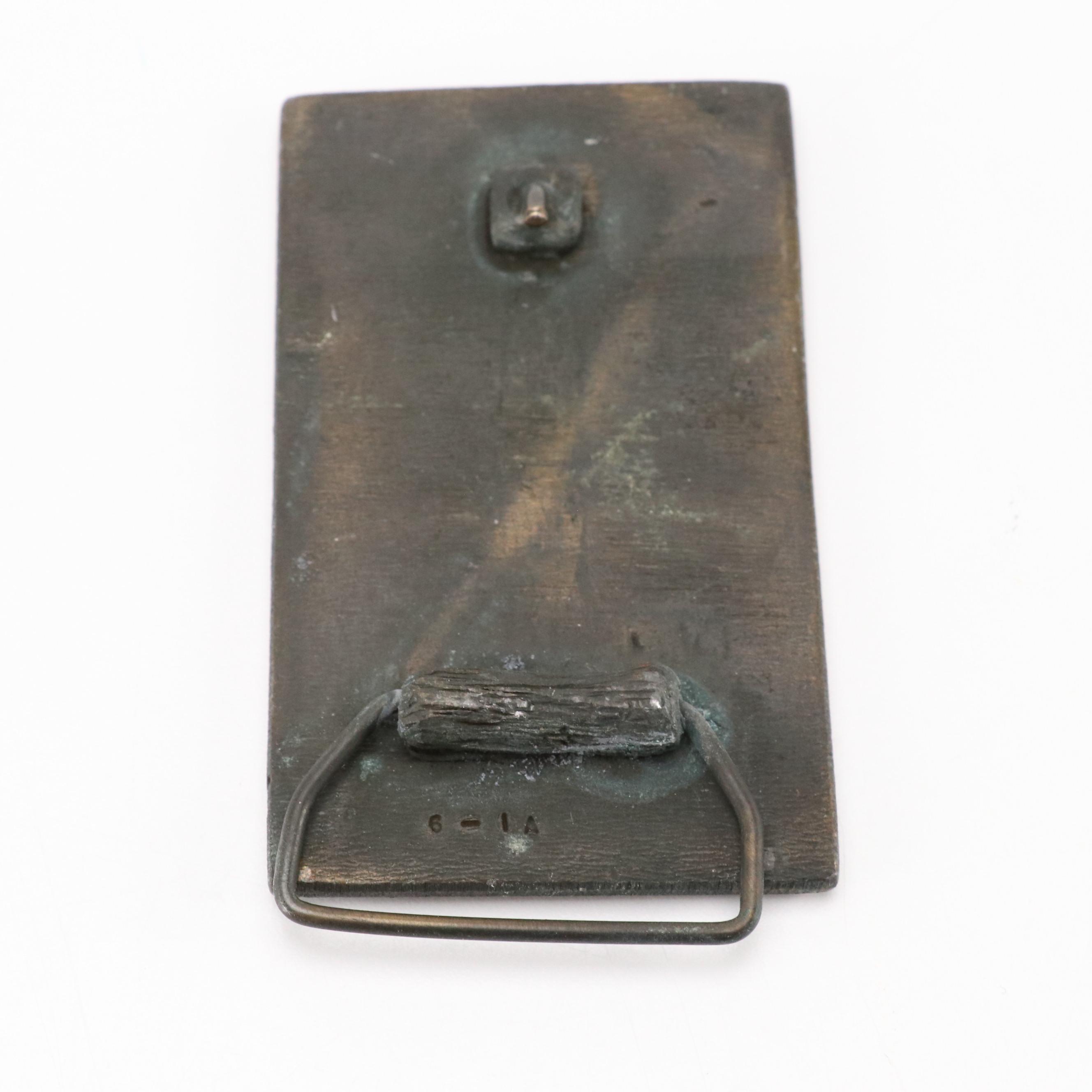 Case XX Logo Buckle, Marlin Firearms Centennial Buckle, and Other Buckles