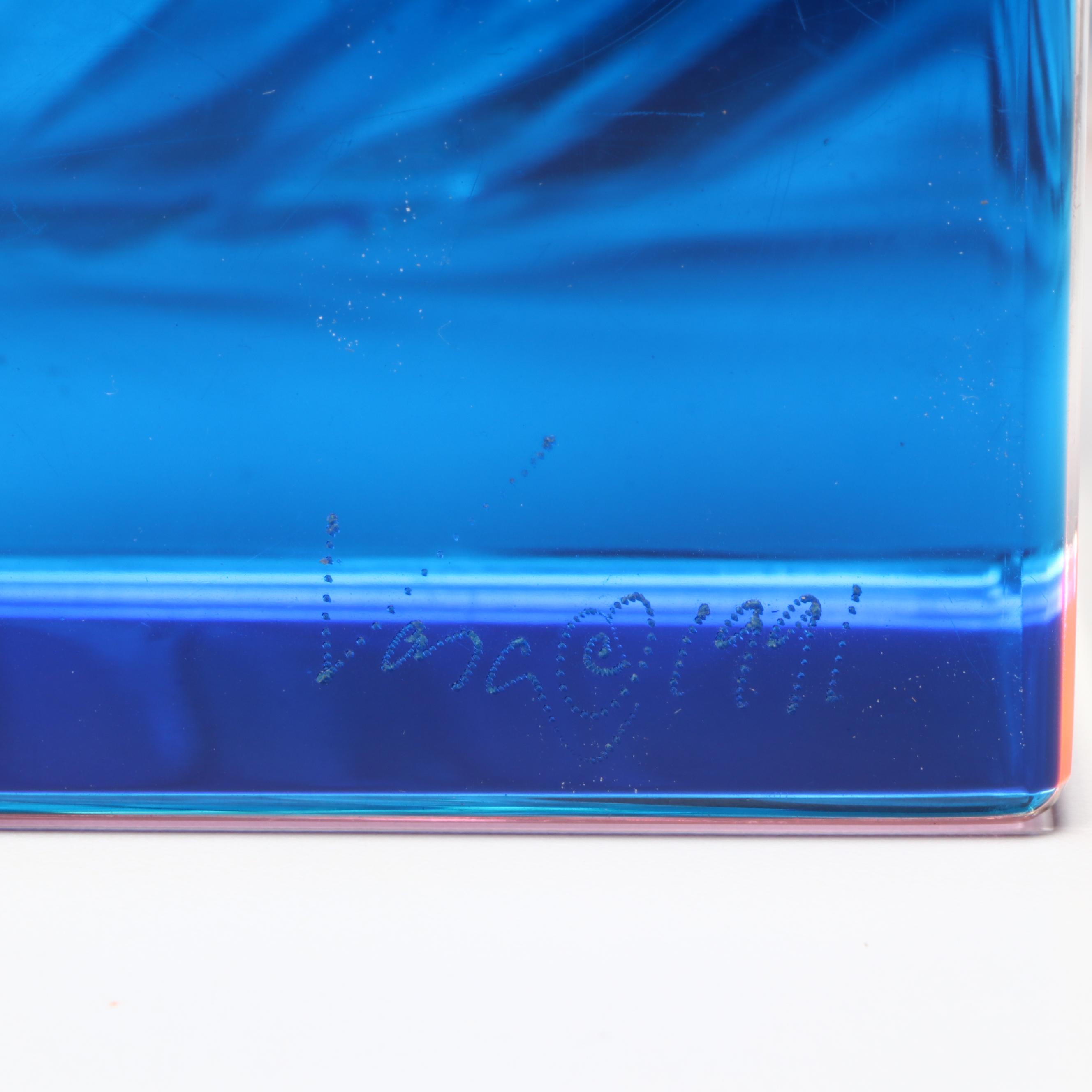 Hoya Crystal Vase, Glass Bowl, Artist Signed Resin Paperweight, and Agate Geode