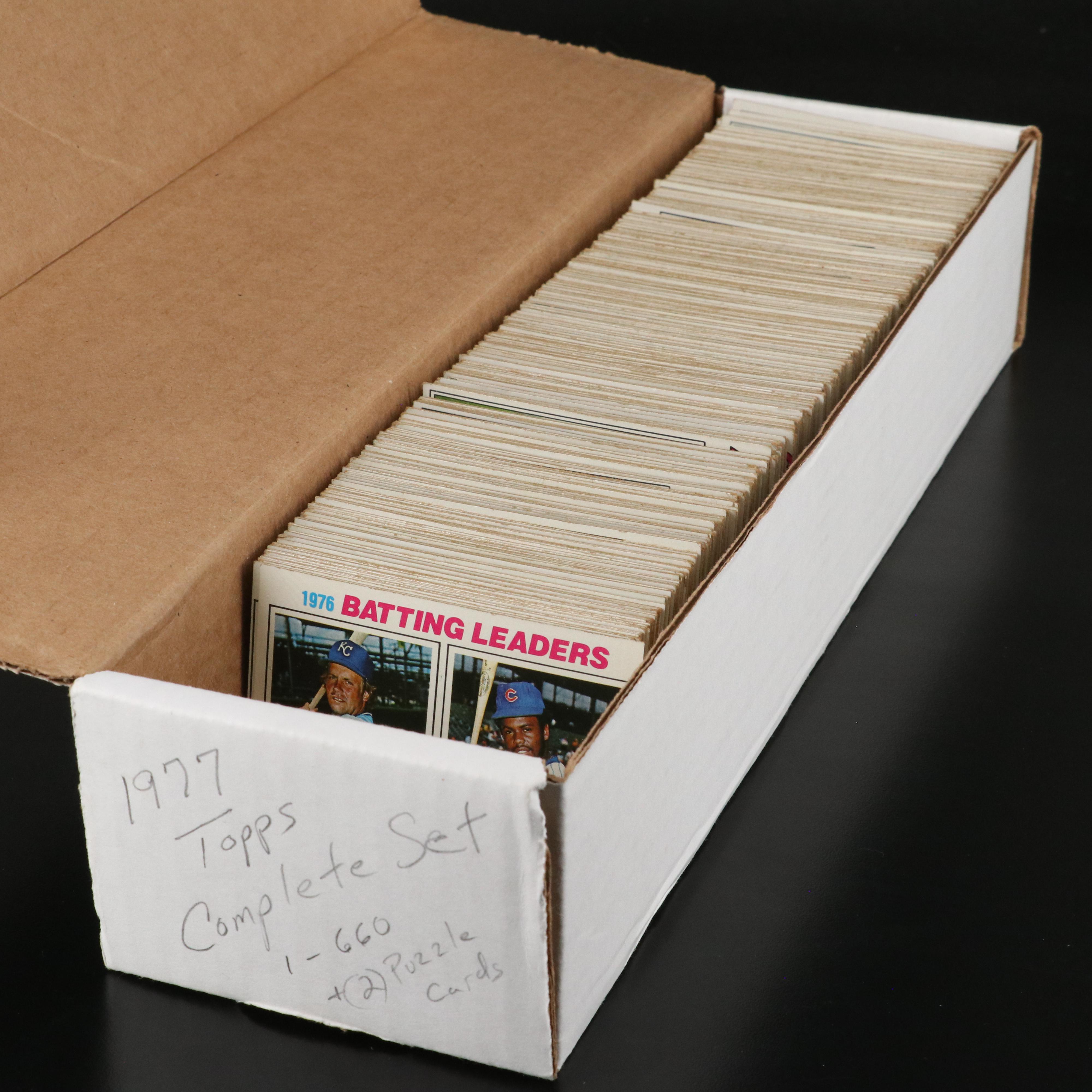1977, 1978, and 1979 Topps Baseball Card Sets Featuring Eddie Murray Rookie
