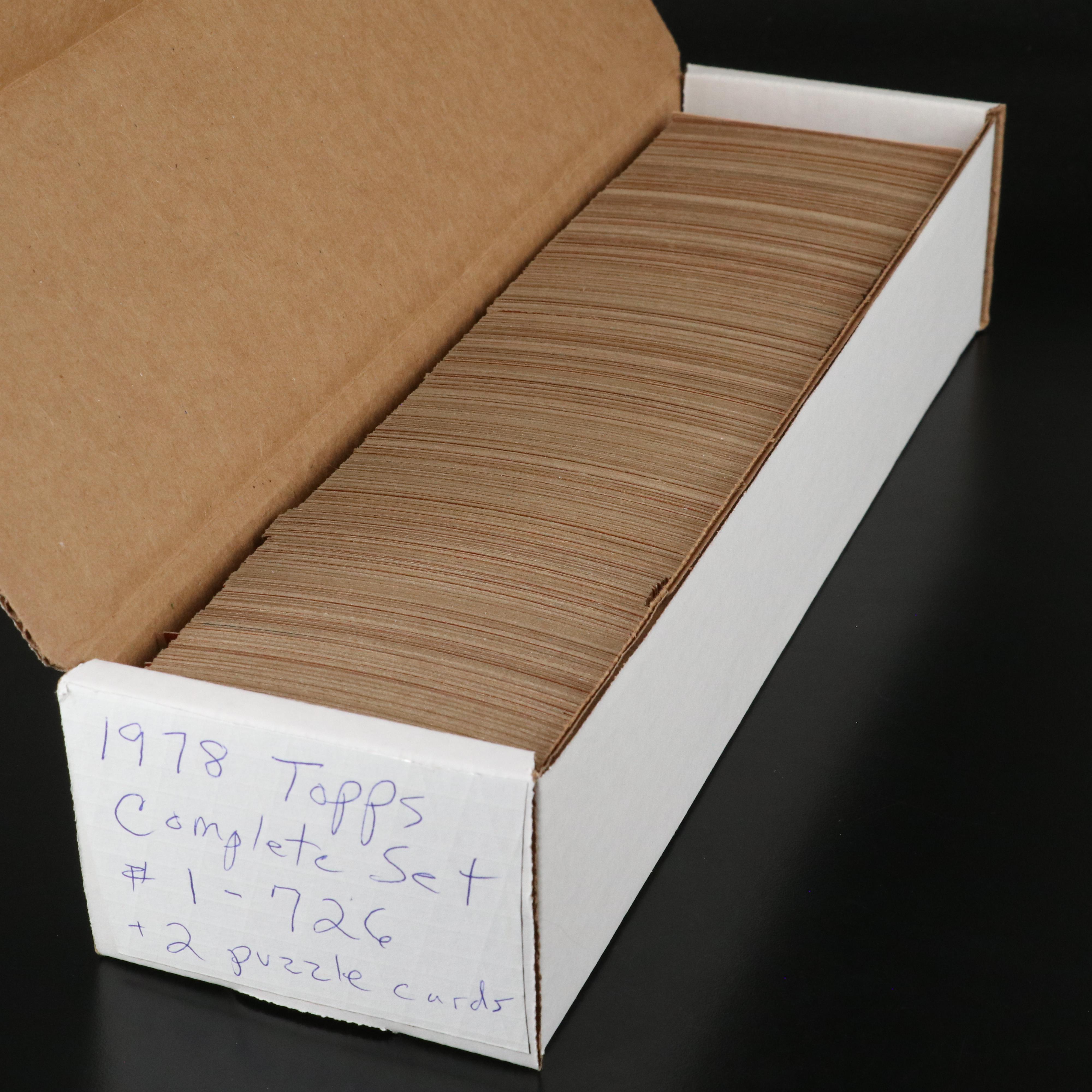 1977, 1978, and 1979 Topps Baseball Card Sets Featuring Eddie Murray Rookie