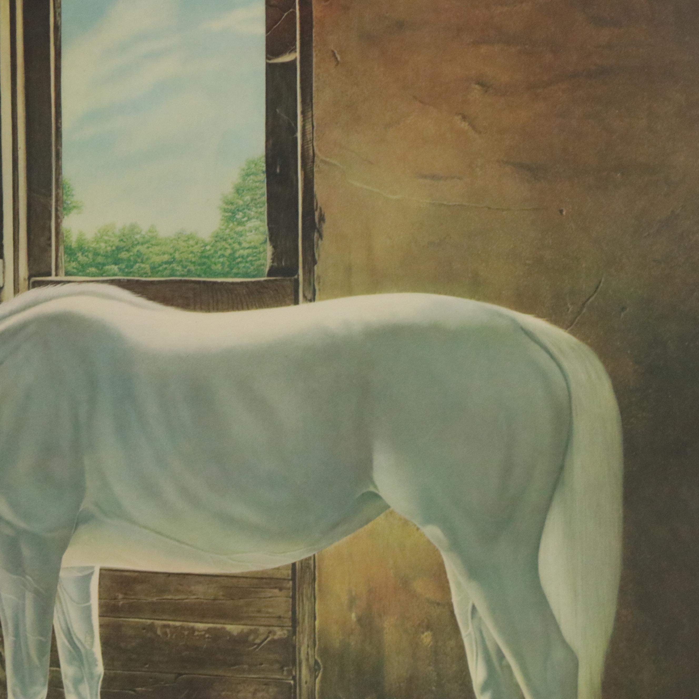 Joseph Petro Offset Lithograph "White Beauty"