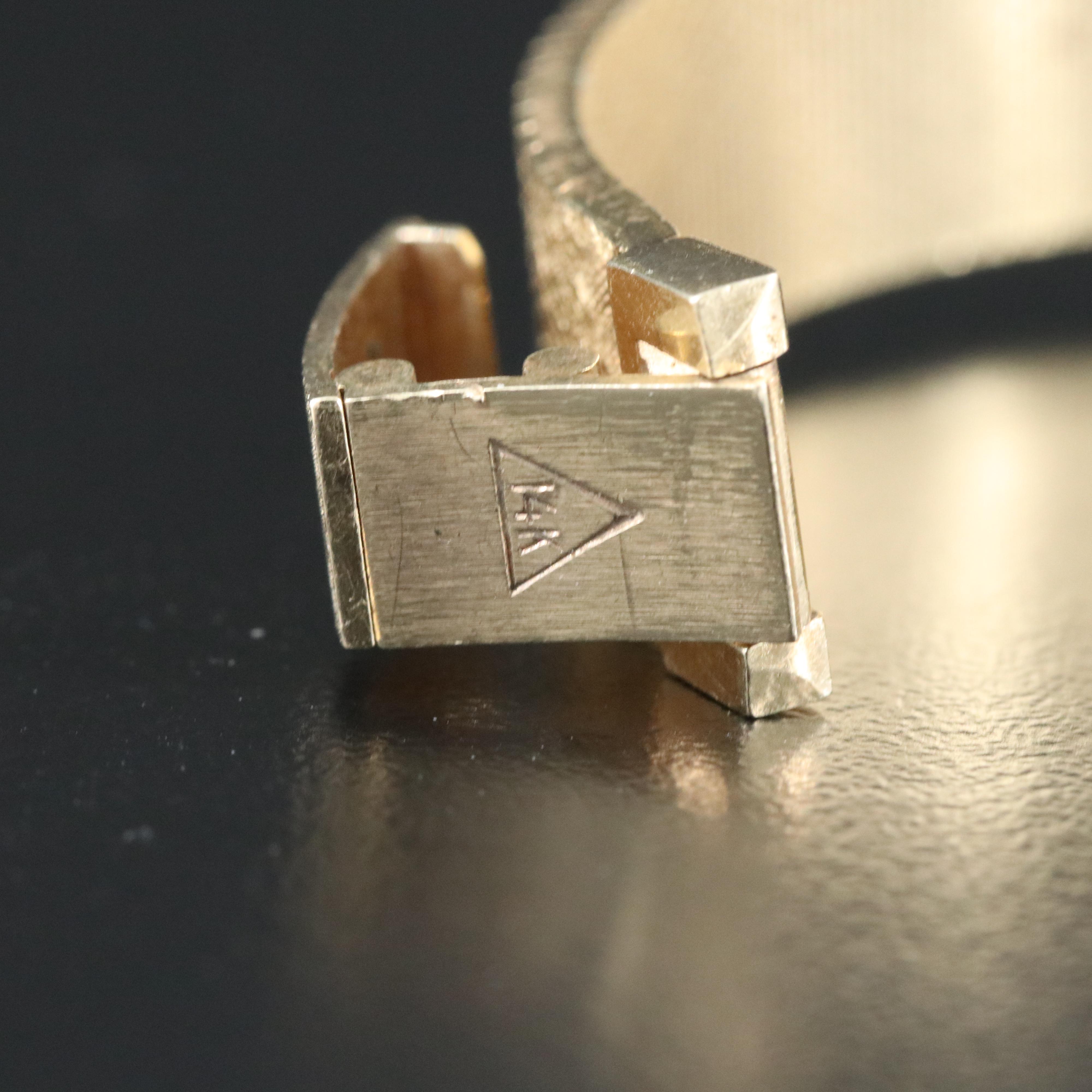 14K Vintage Rolex Custom Diamond Stem Wind Watch