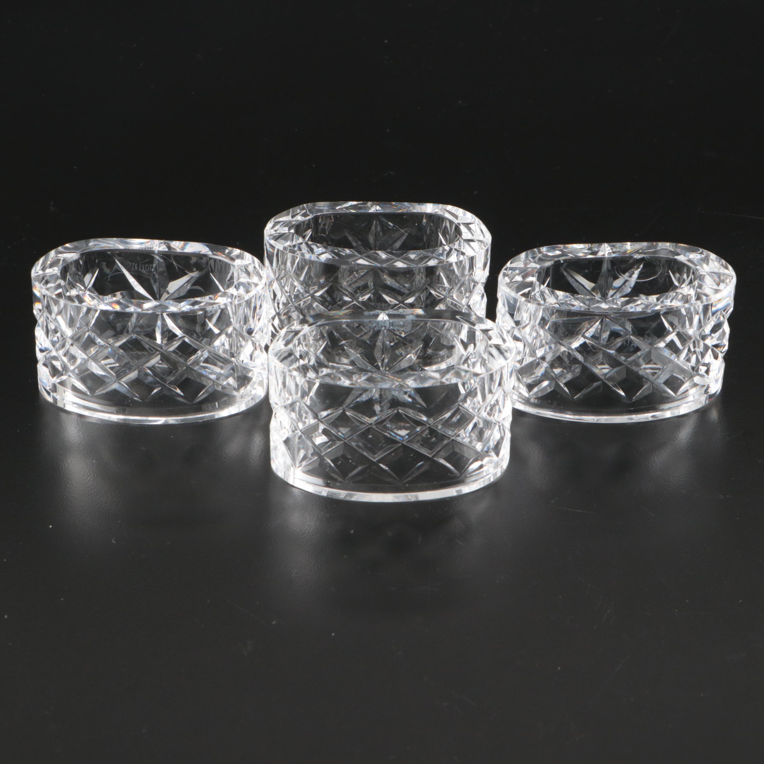 Waterford Crystal Pen Holder and Napkin Ring with Other Decanter