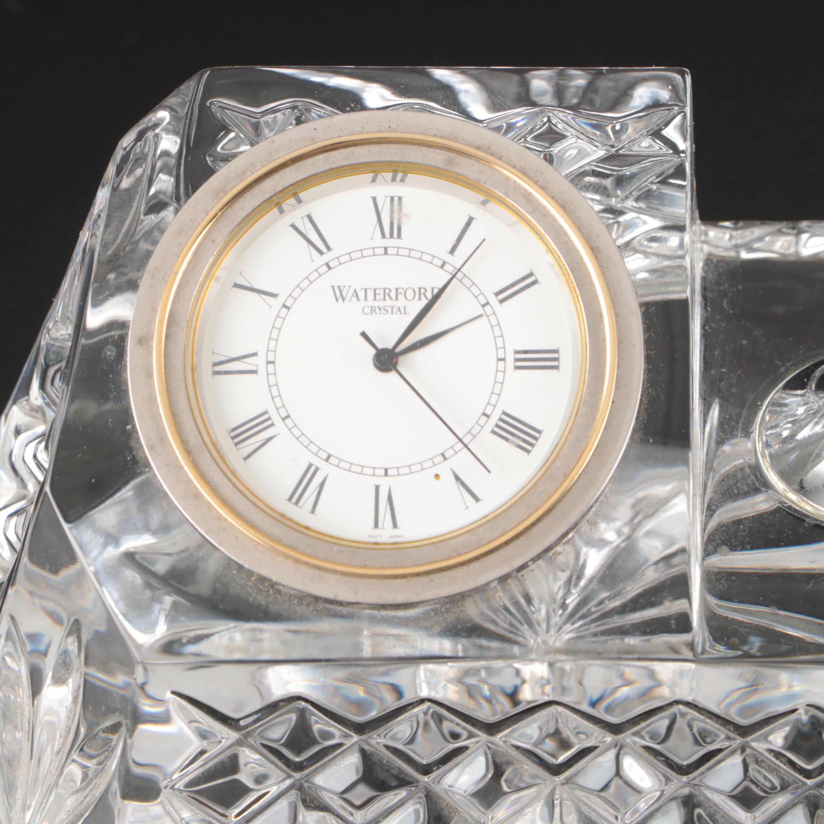 Waterford Crystal Pen Holder and Napkin Ring with Other Decanter