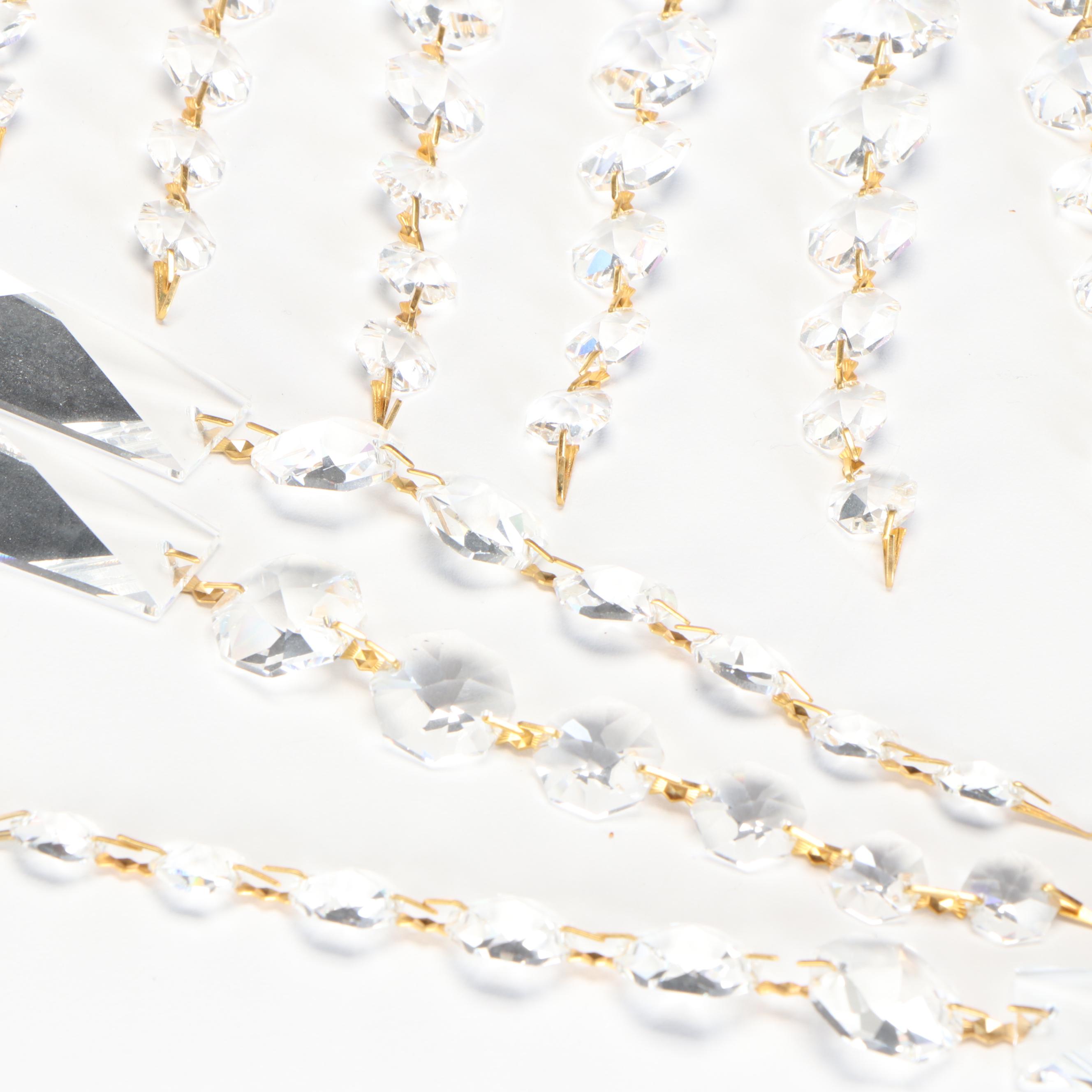 Cincinnati Music Hall Architectural Salvage Crystal Dome Ceiling Light