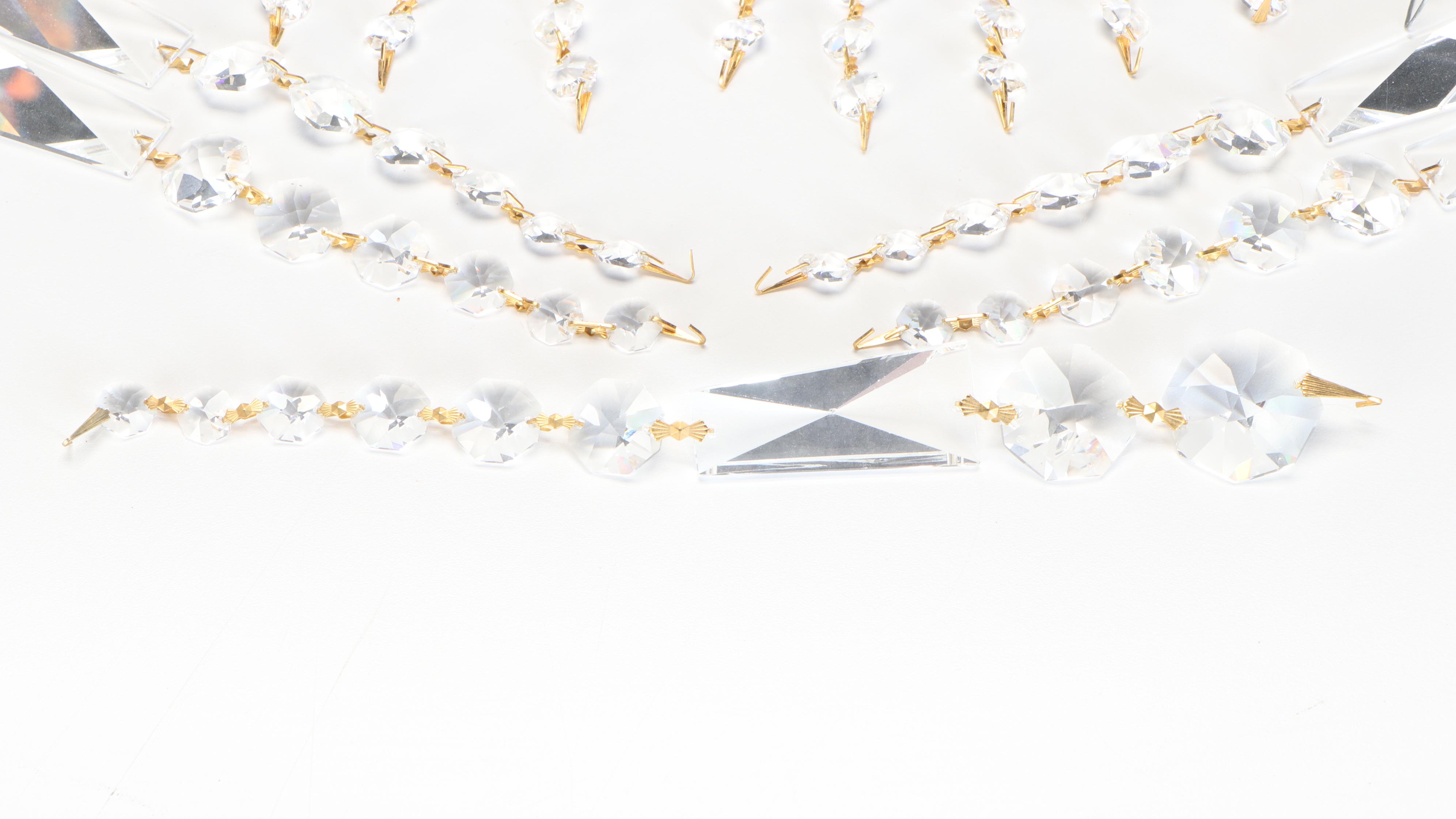 Cincinnati Music Hall Architectural Salvage Crystal Dome Ceiling Light