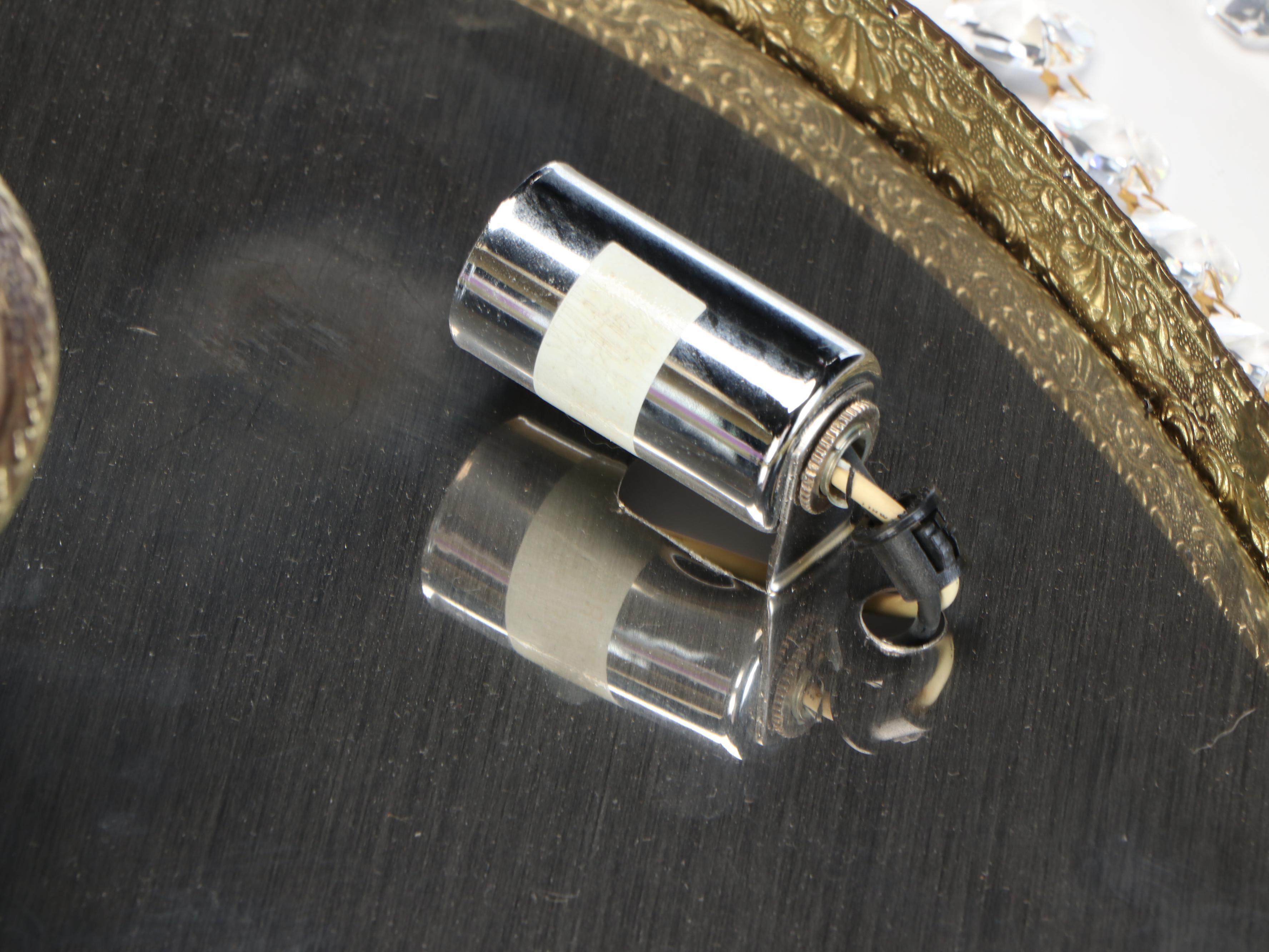 Cincinnati Music Hall Architectural Salvage Crystal Dome Ceiling Light