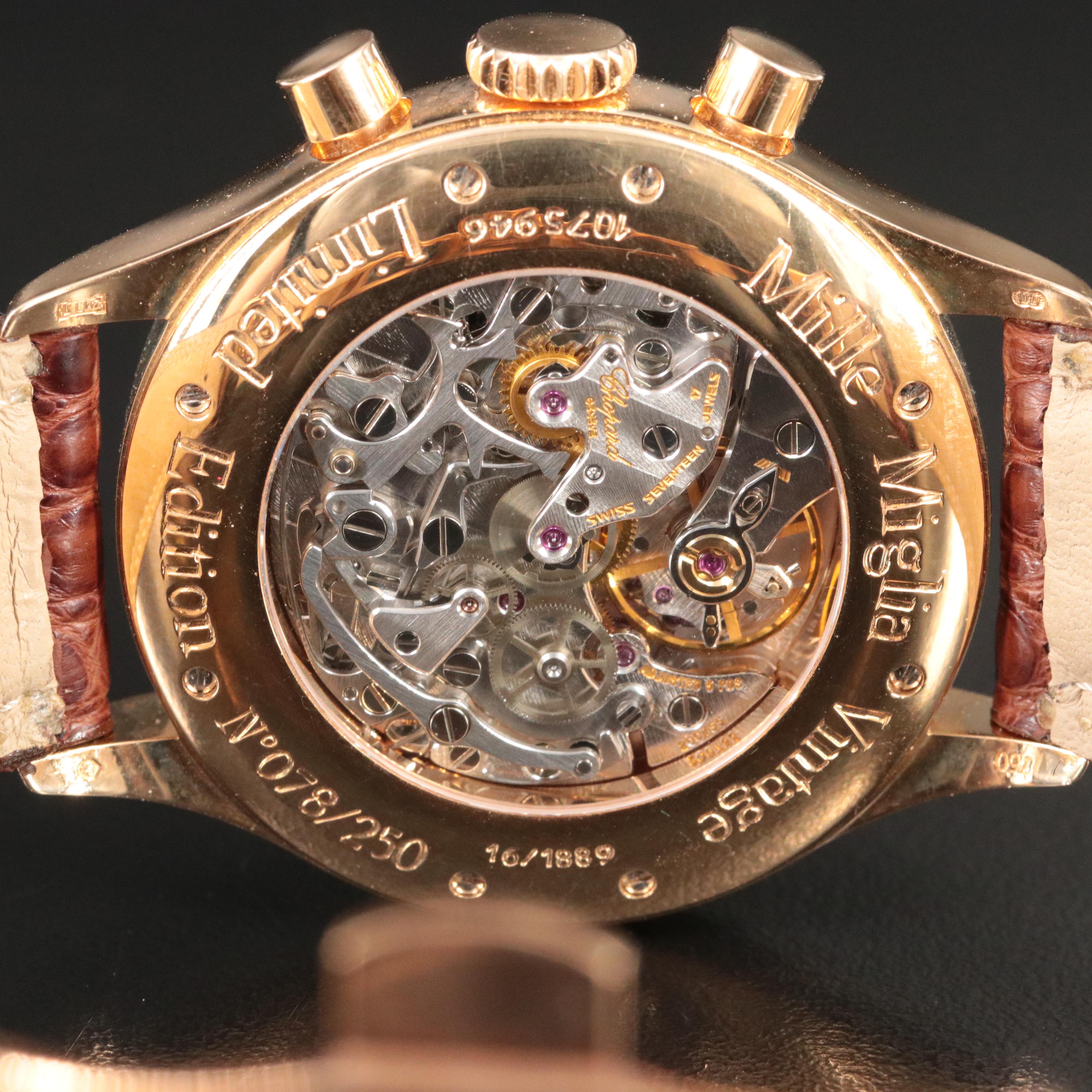 Chopard Mille Milglia Vintage Limited Edition 16/1889 18K Gold Watch