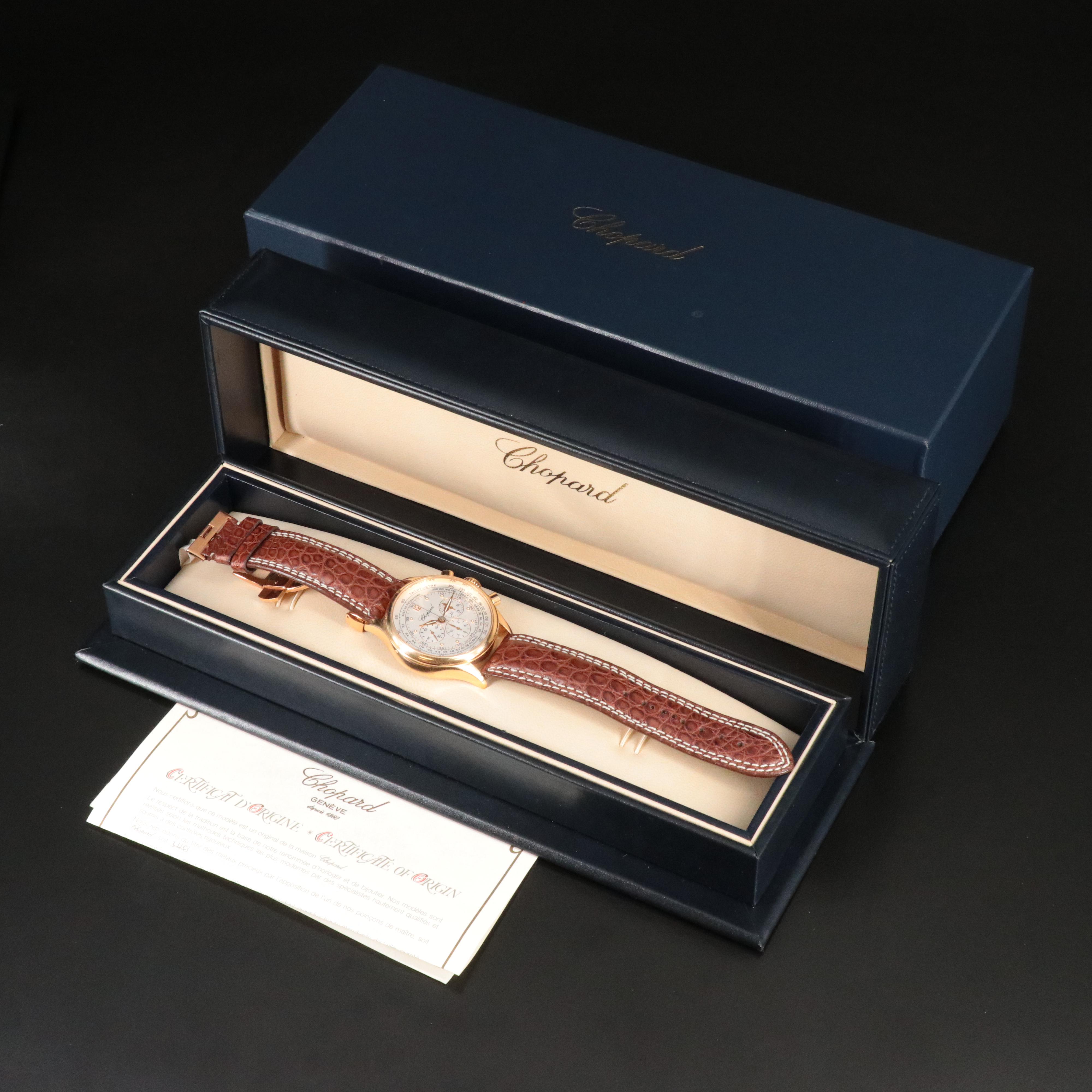 Chopard Mille Milglia Vintage Limited Edition 16/1889 18K Gold Watch