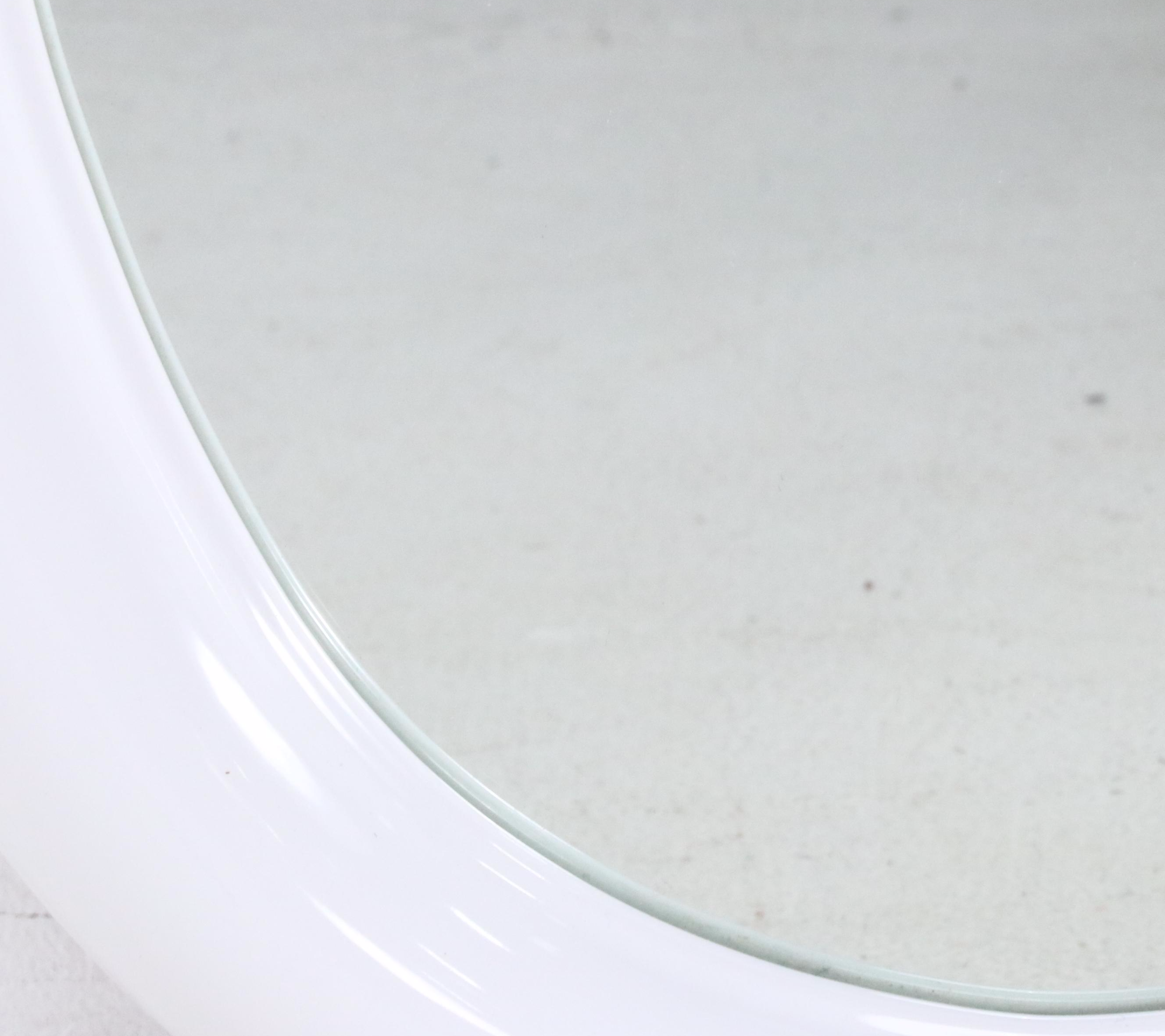 St. Thomas Creations Ceramic Oval Wall Mirror