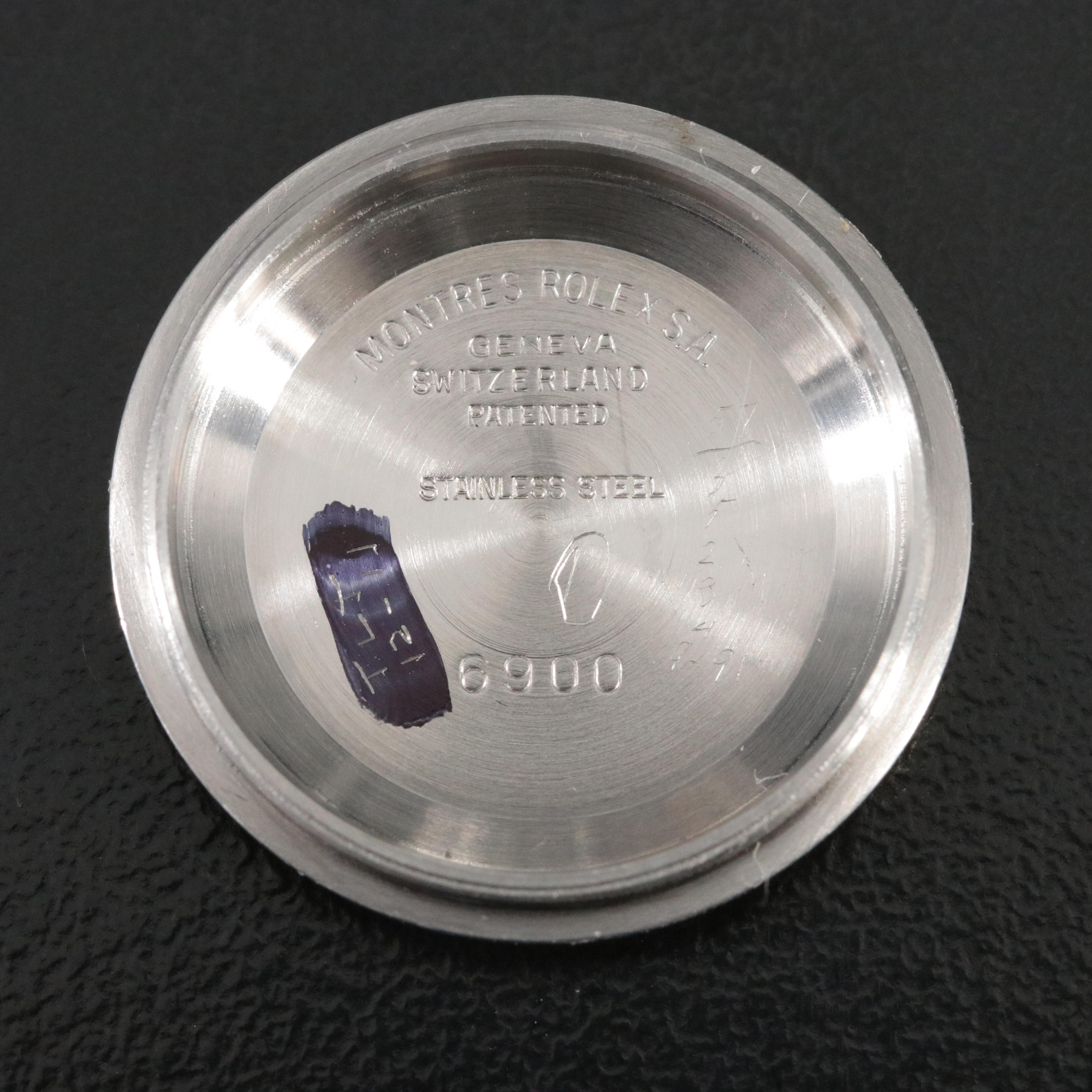 1980 Rolex Sigma Linen Dial Oyster Perpetual Date Watch